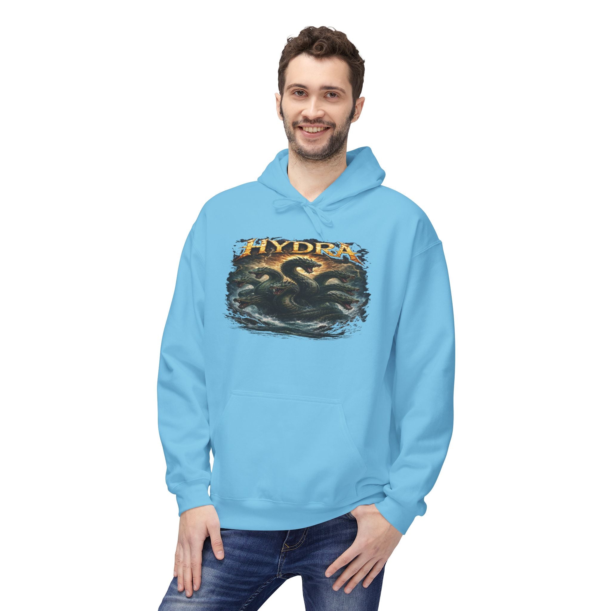The mythical Greek Hydra Hoodie — Mythic Sea Monster Pullover