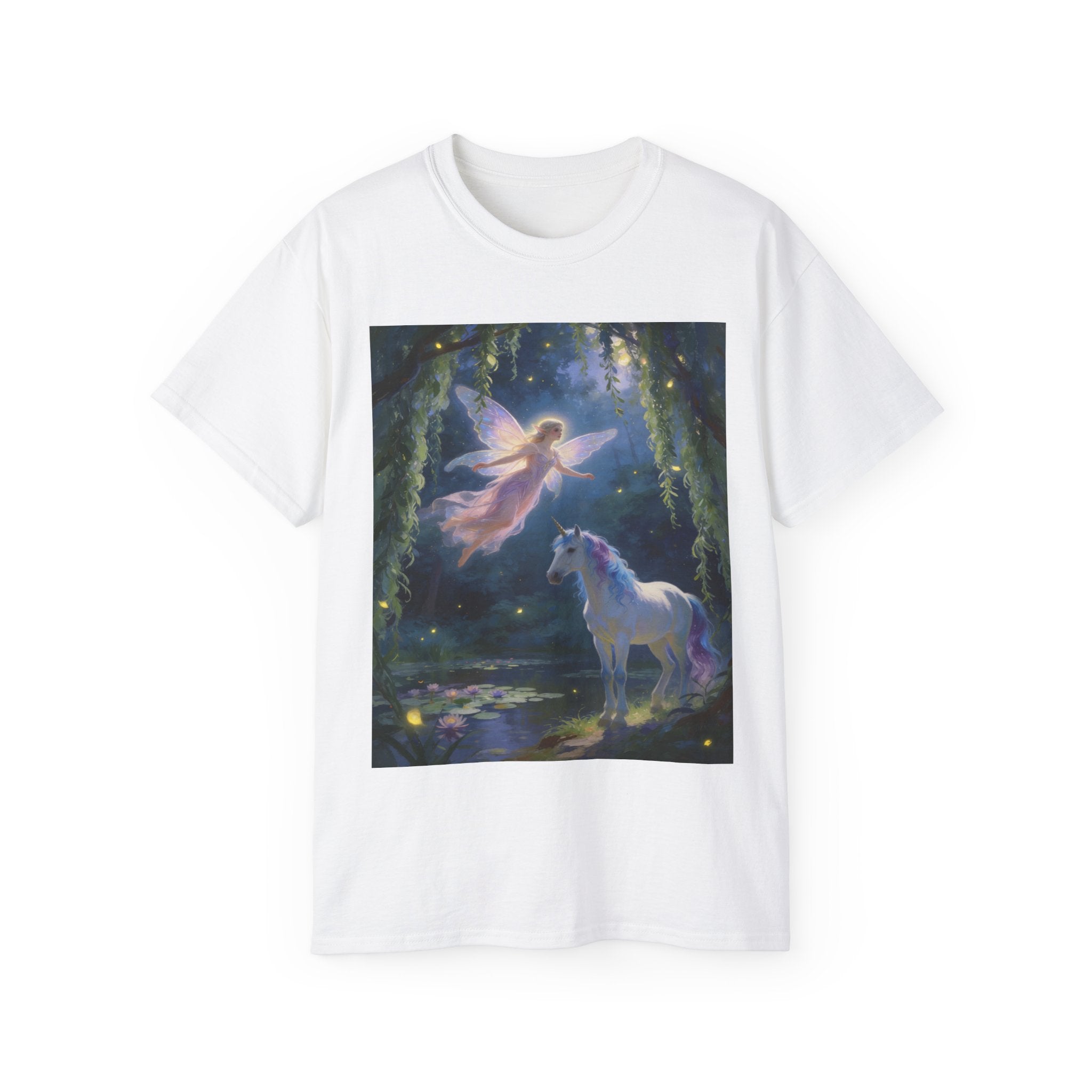 Fairy and Unicorn Cotton Tee