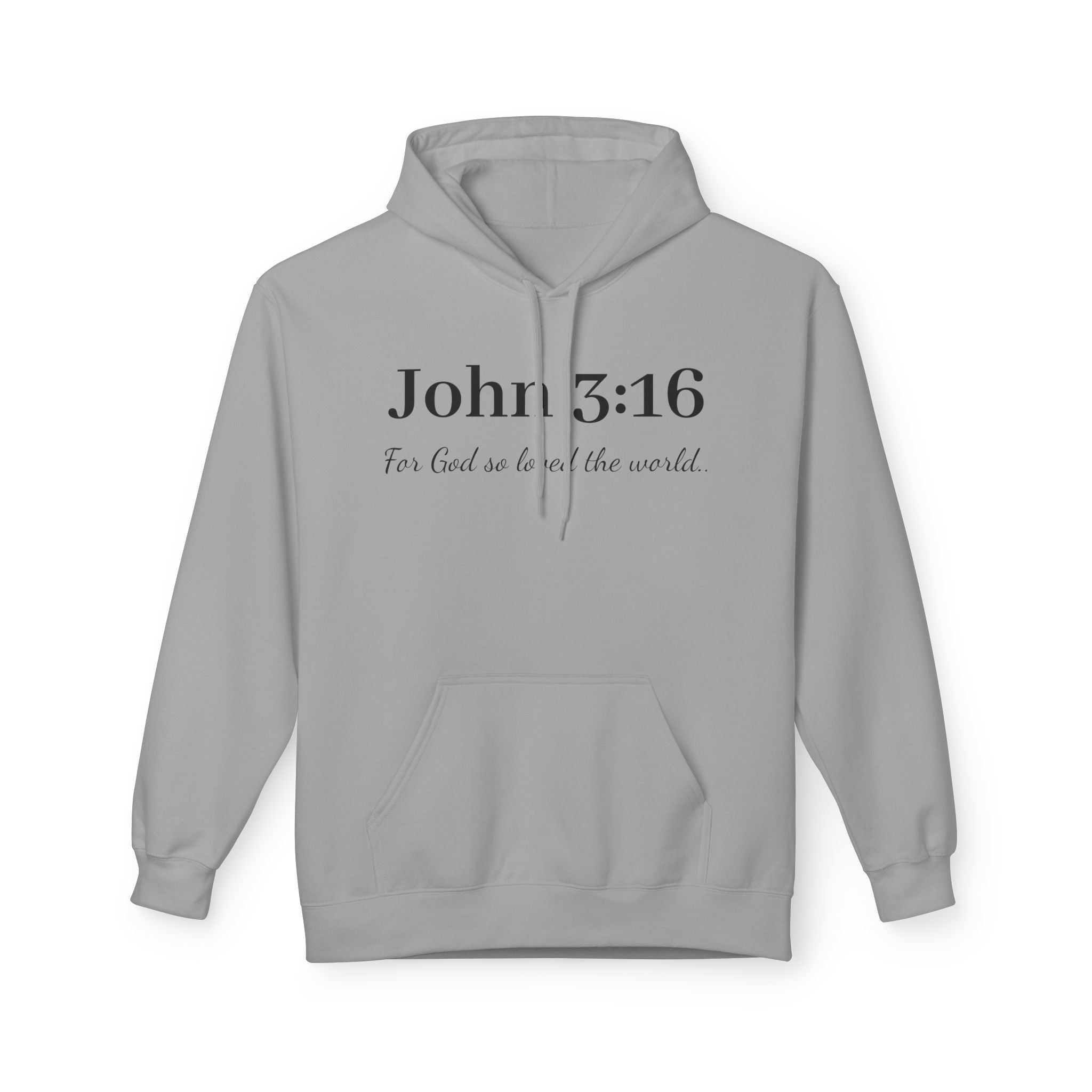 John 3:16 Scripture Hoodie — Faith-Based Christian Pullover