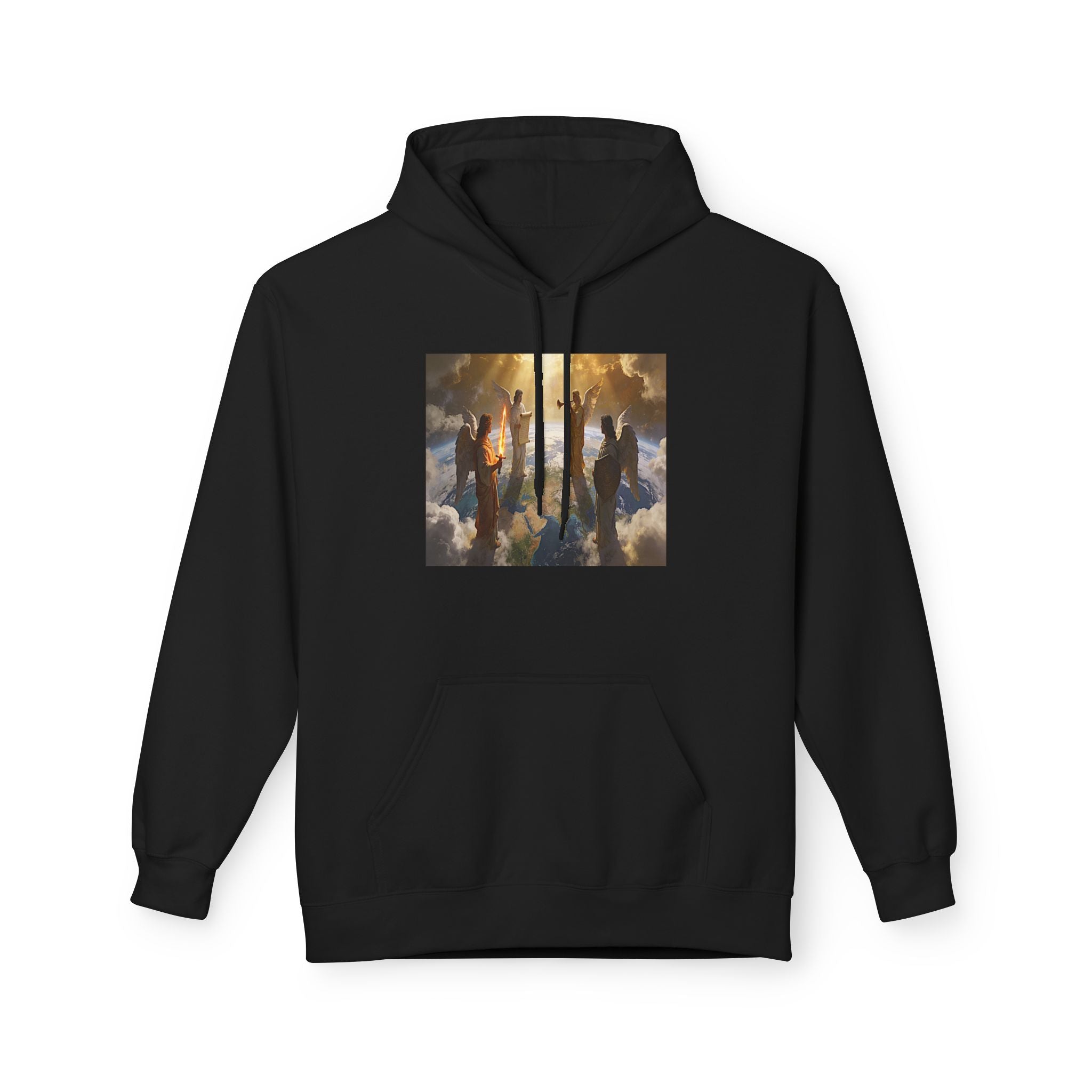 Christian Ascension Hoodie – Jesus and Angels Religious Pullover