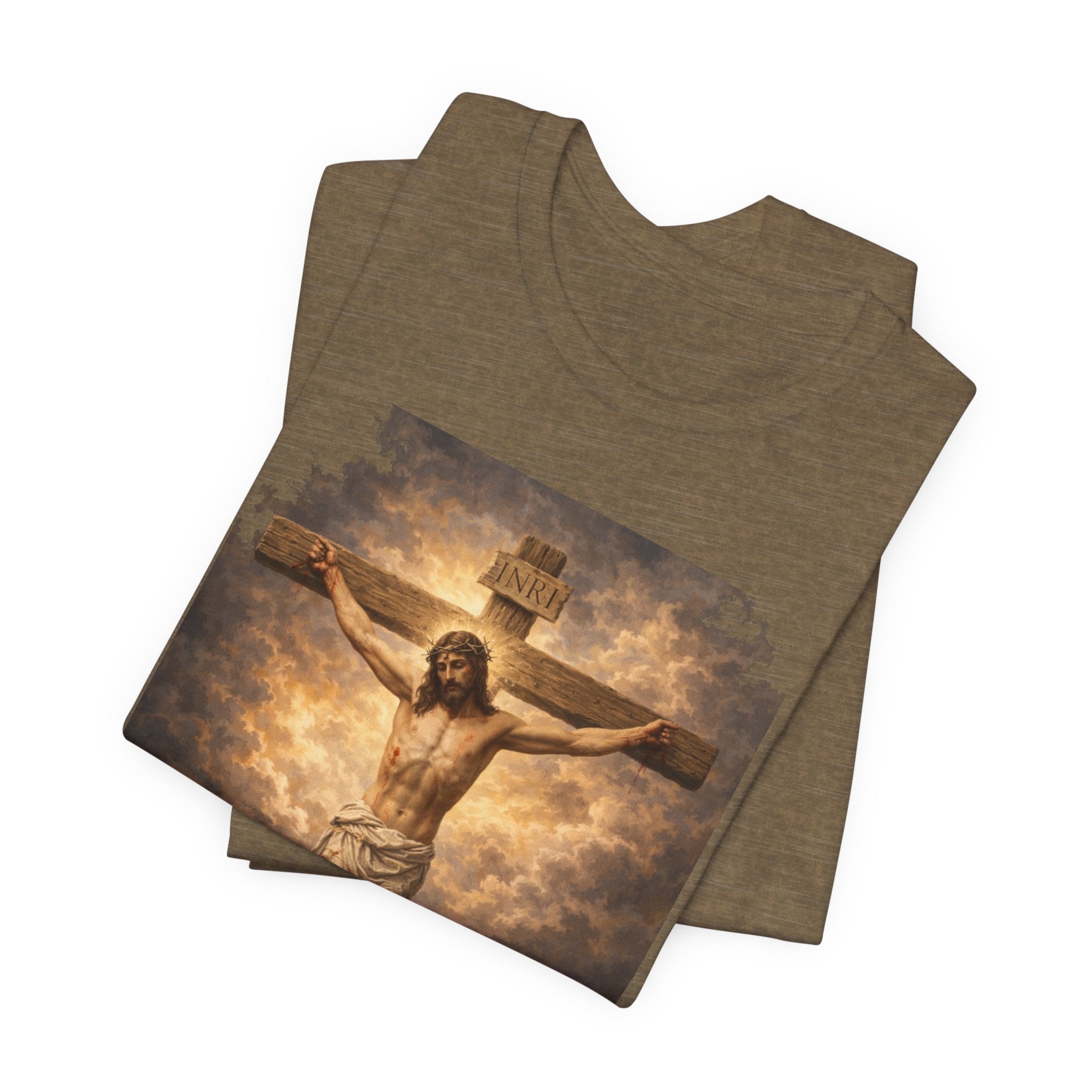 Crucifixion Jesus T‑Shirt — Religious Christian Graphic Tee for Easter & Faith