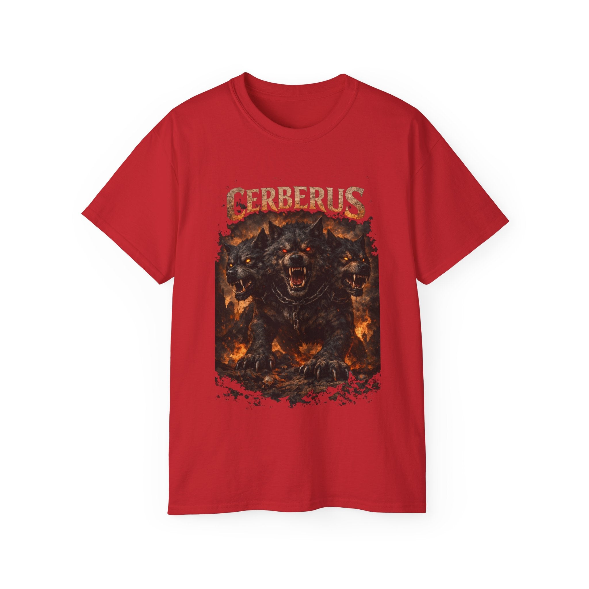 Cerberus from Greek mythology, known as the guardian of the Underworld-cotton T shirt