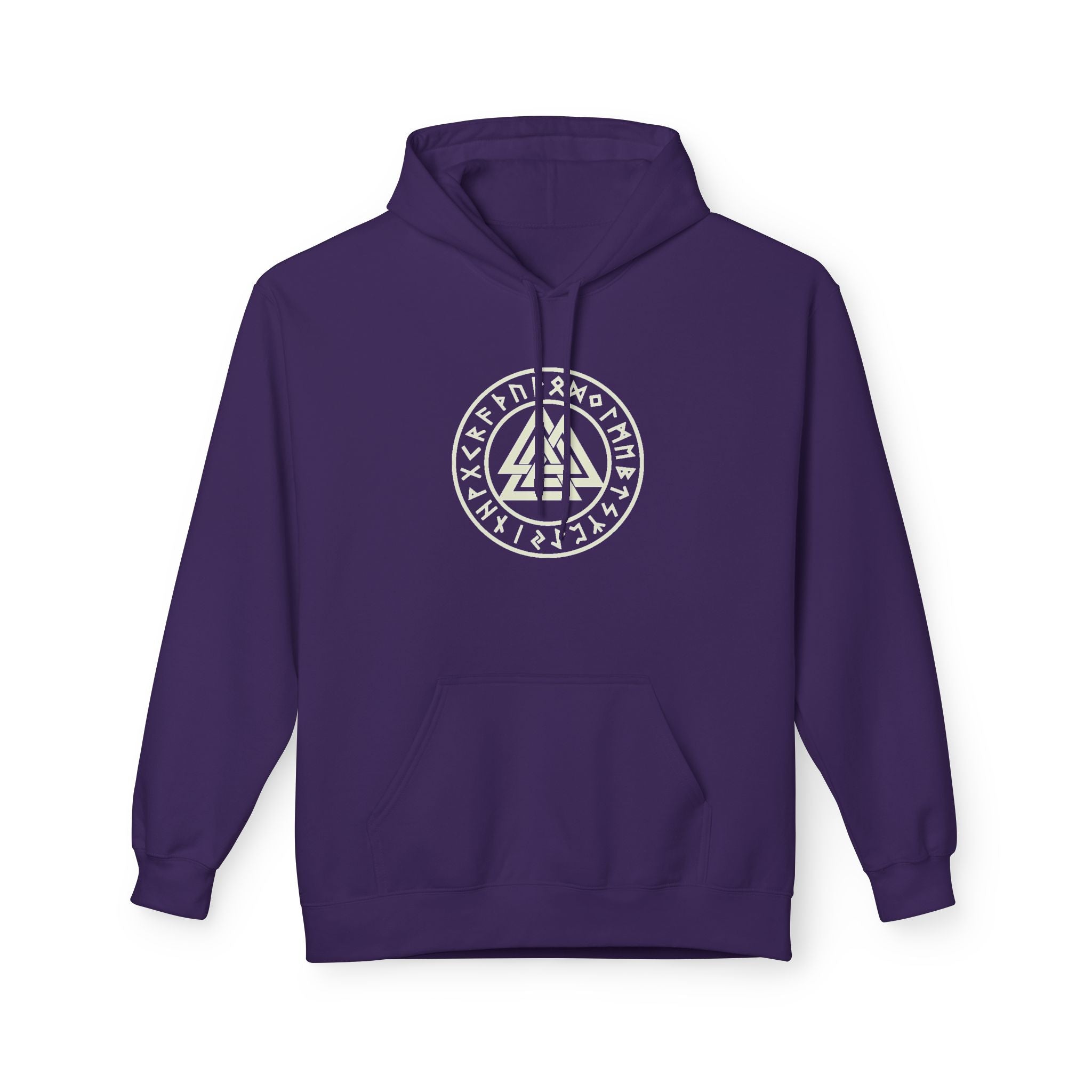 Viking  Rune Hoodie — Valknut Rune  — Norse Viking Symbol for the slain warrior