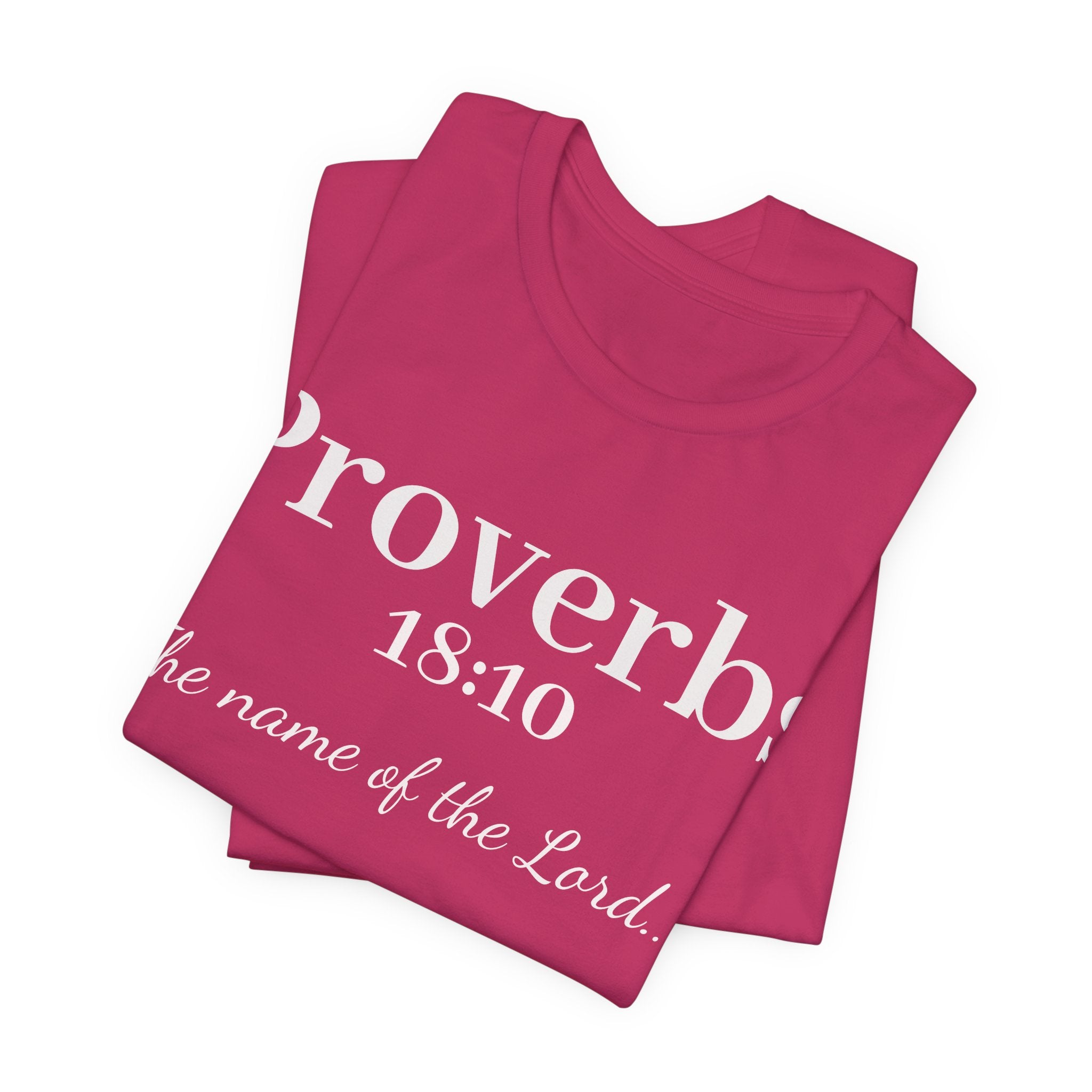 Proverbs 18:10 "The Name of the Lord" T-Shirt