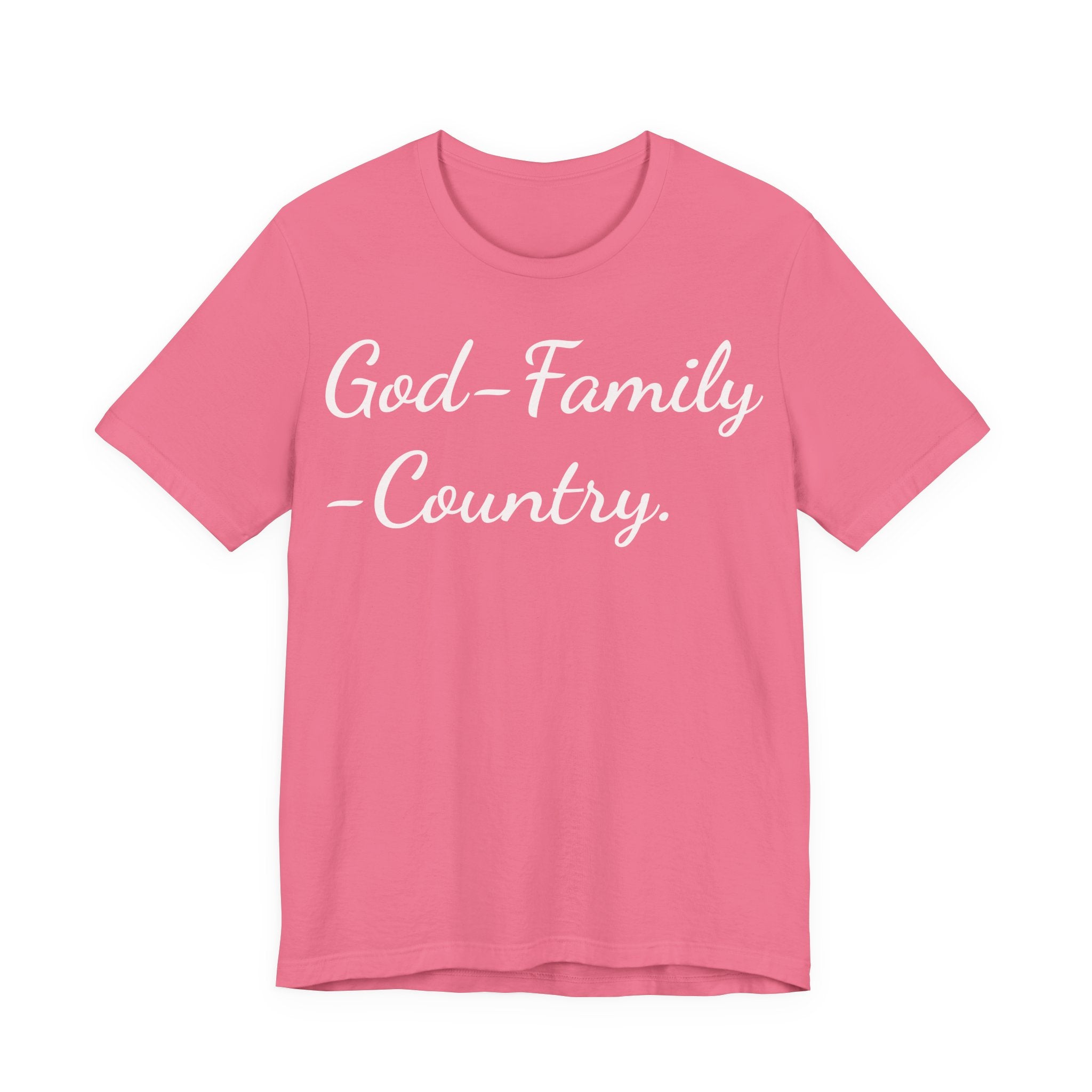 God • Family • Country T-Shirt — Patriotic Faith & Family Tee