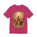 Jesus Christ The Lamb of God-Book of Judgment —  Religious T‑Shirt(Revelation 5:5-7)