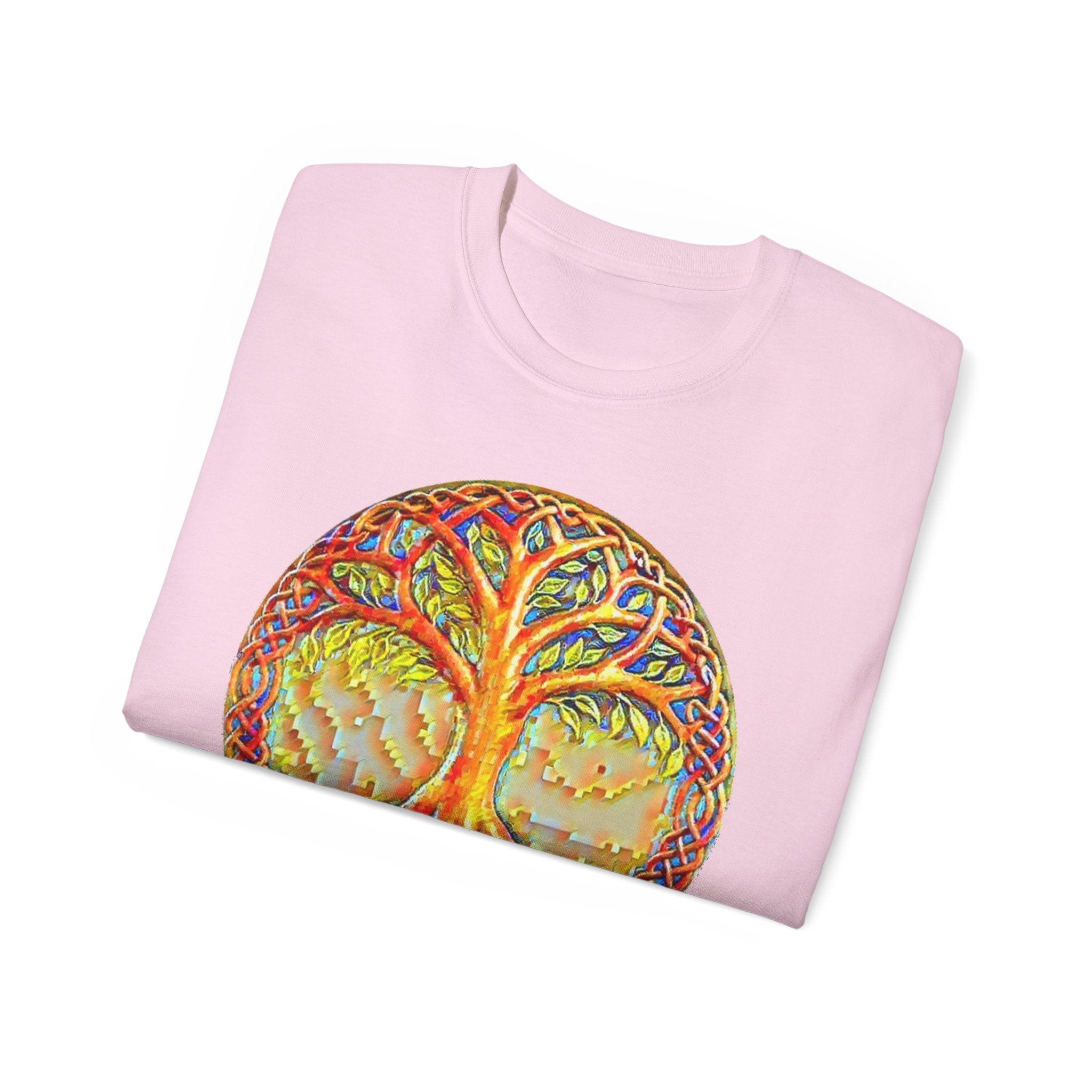 Yggdrasil – The Tree of Life Cotton Tee — Vibrant Spiritual Nature T-Shirt