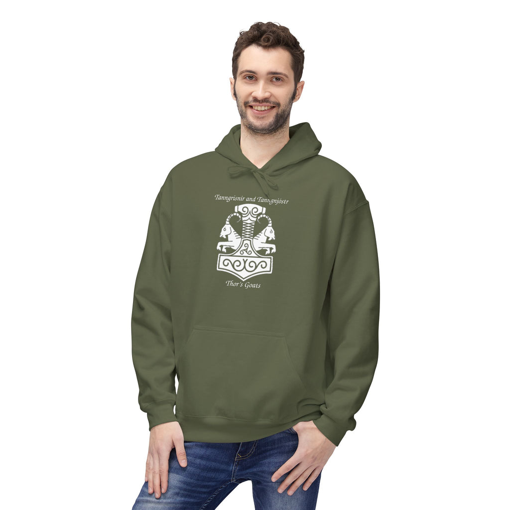 Tanngrisnir and Tanngnjóstr Thors Goats- Hoodie