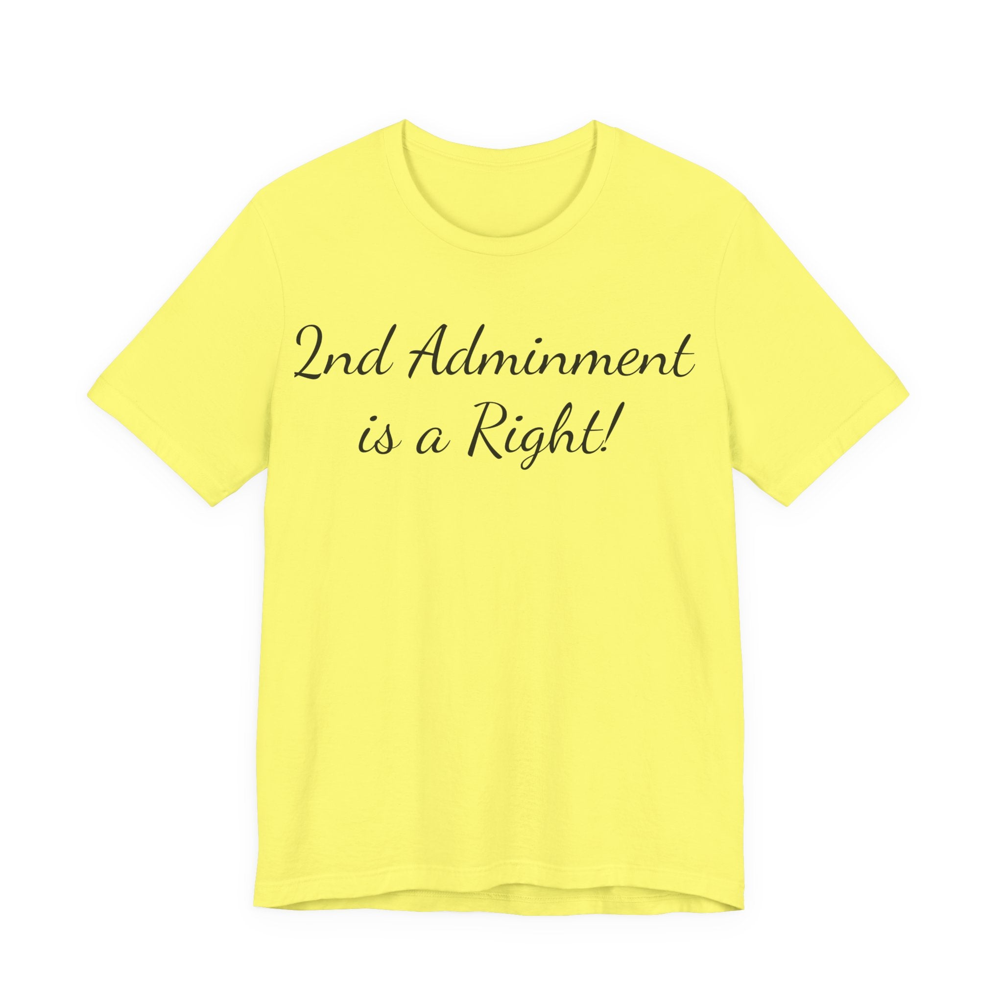 2nd Amendment Is a Right T-Shirt — Pro-Gun Rights Patriotic Tee