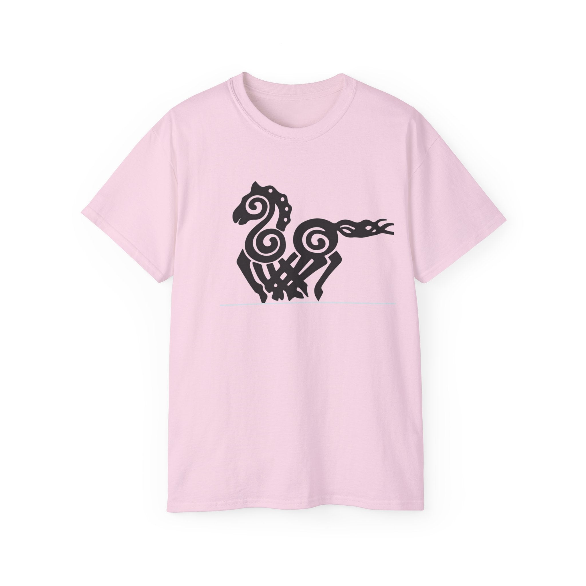 Sleipnir – Odin’s Eight-Legged Horse — Norse Mythic Stallion CottonT-Shirt