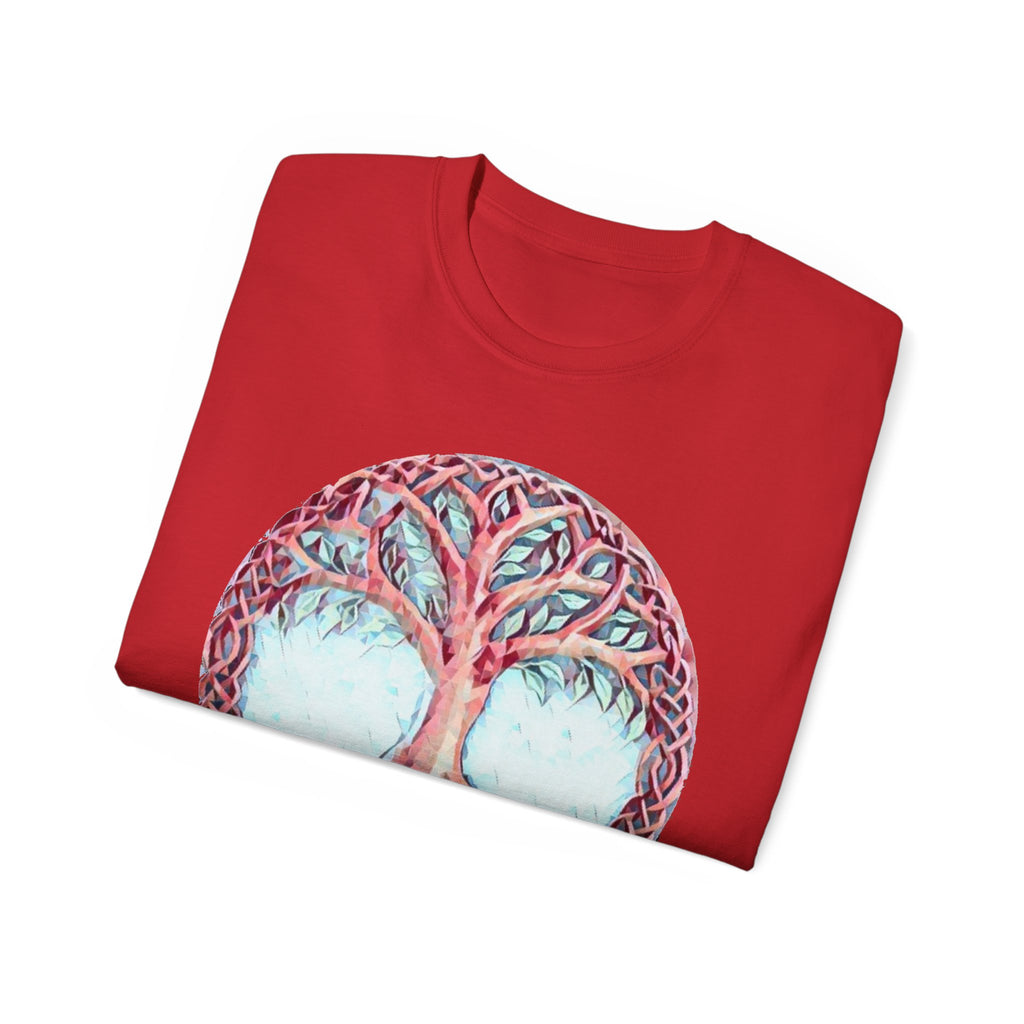 Yggdrasil – The Tree of Life Cotton T-Shirt — Celtic Roots Nature Graphic Tee