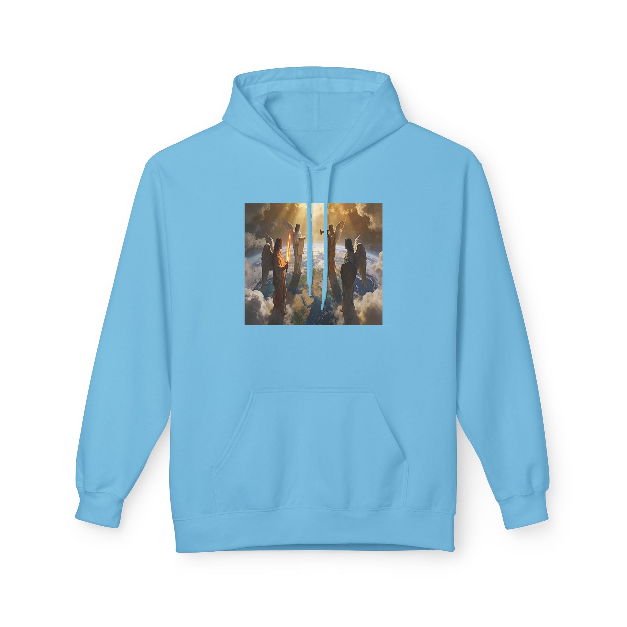 Christian Ascension Hoodie – Jesus and Angels Religious Pullover