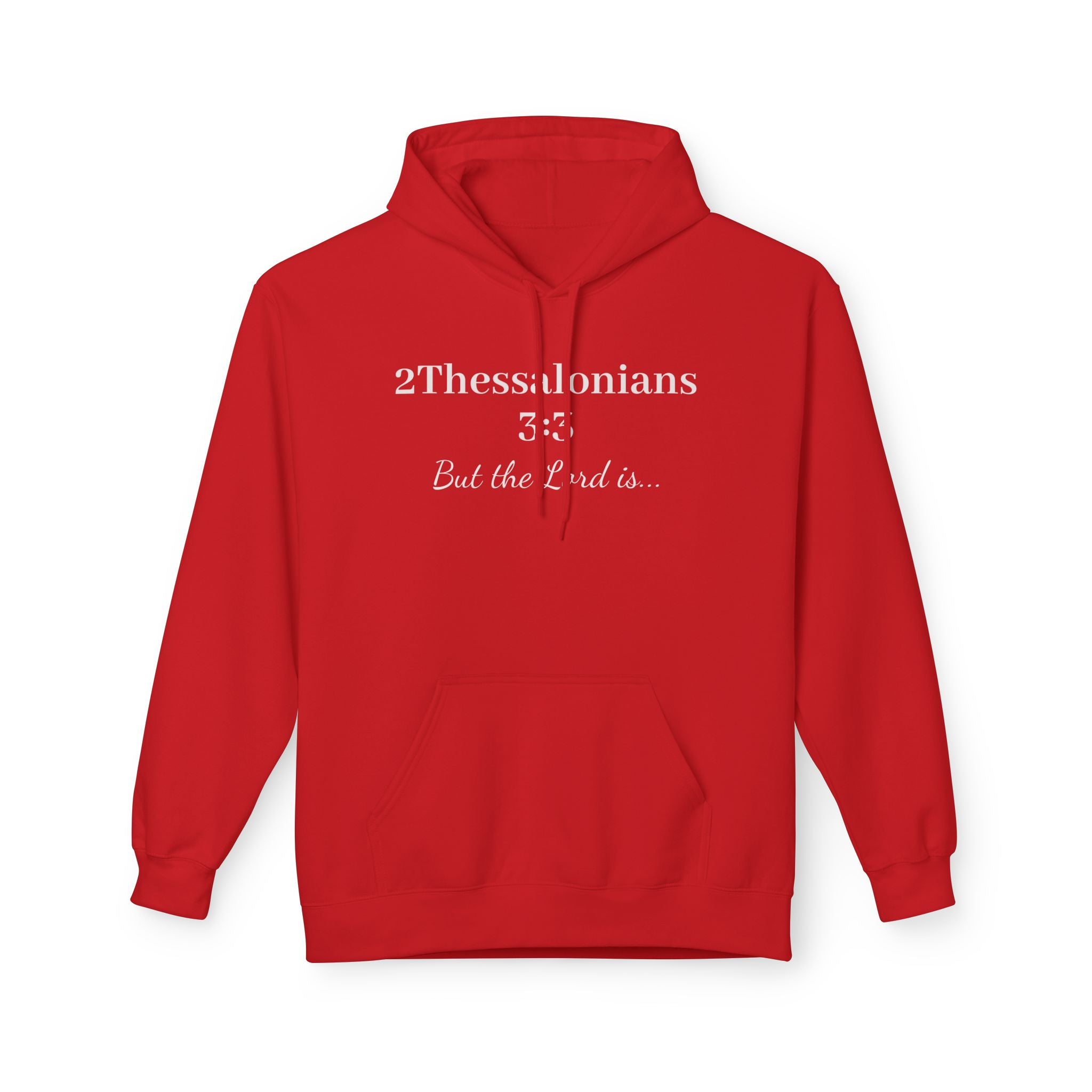 2 Thessalonians 3:3 Hoodie — Christian Faith Scripture Pullover