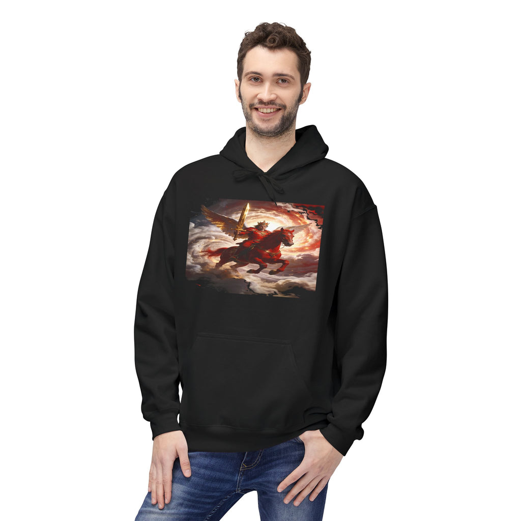 Apocalypse Revelation (6:1–8)-Another Horse came out, a fiery red one. Its rider was given power - Pullover