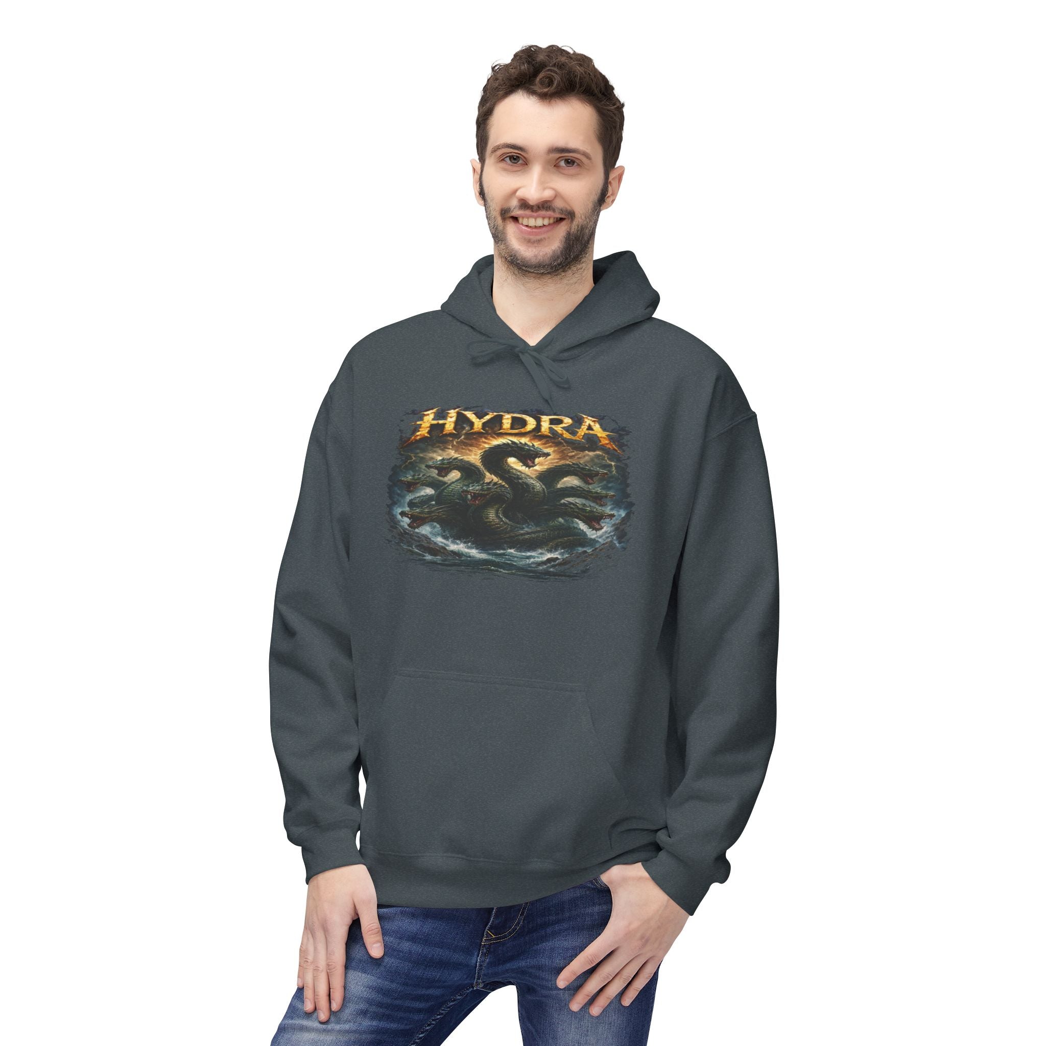 The mythical Greek Hydra Hoodie — Mythic Sea Monster Pullover