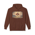Jesus Christ Second Coming-Angel in the Clouds Hoodie — Spiritual Sunrise Graphic Hoodie