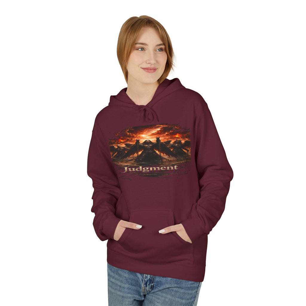The black horse from Revelation 6:5-6! Graphic Hoodie