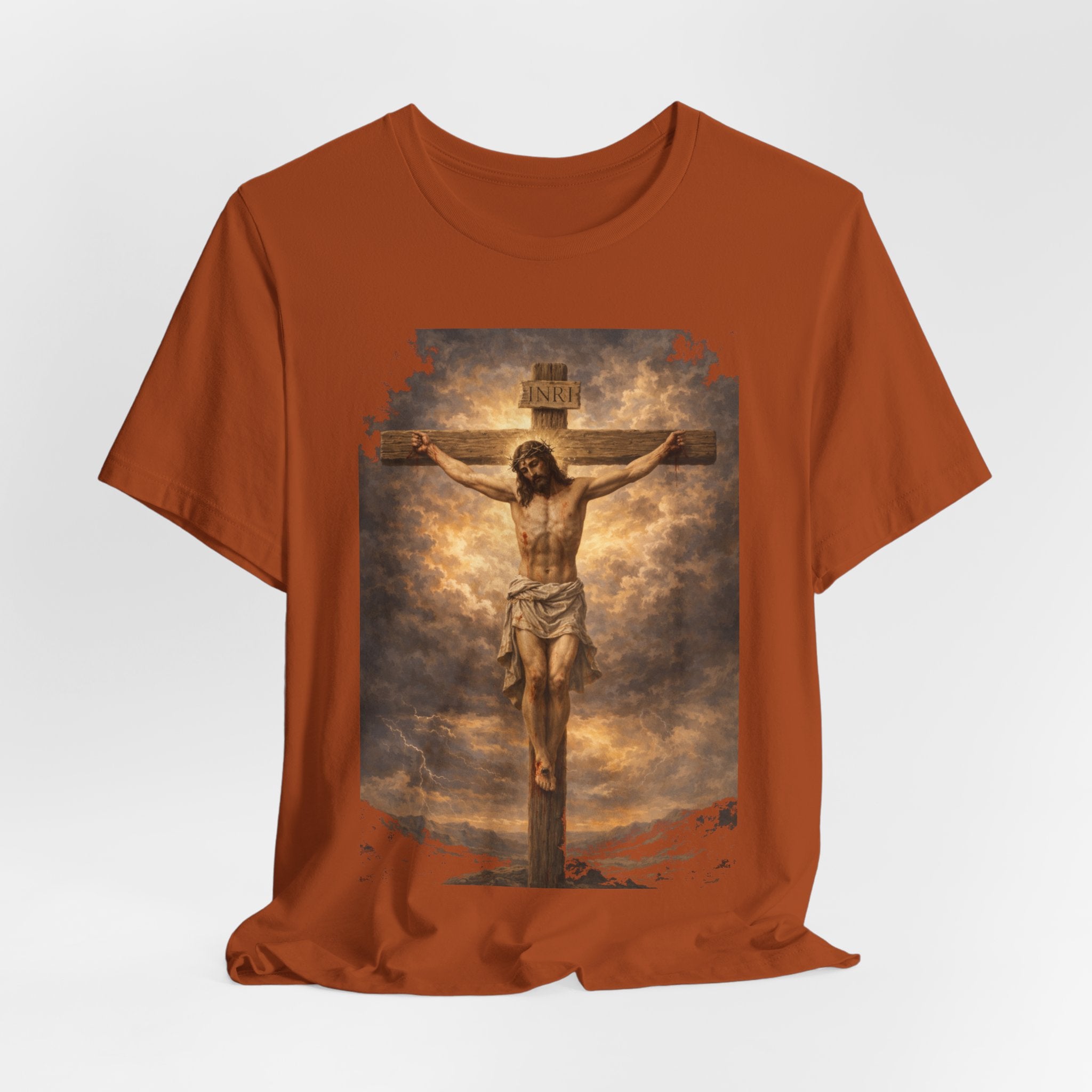 Crucifixion Jesus T‑Shirt — Religious Christian Graphic Tee for Easter & Faith