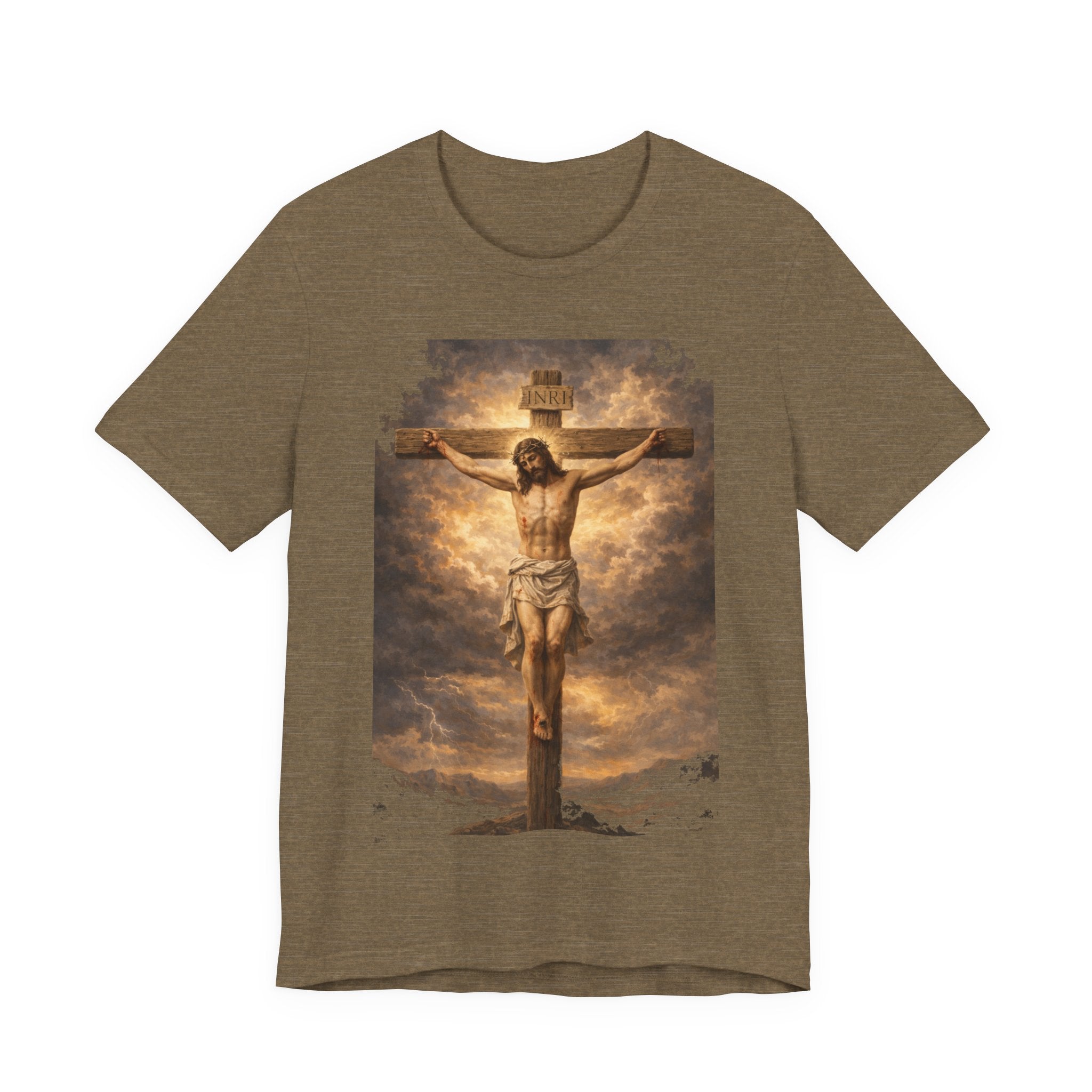 Crucifixion Jesus T‑Shirt — Religious Christian Graphic Tee for Easter & Faith