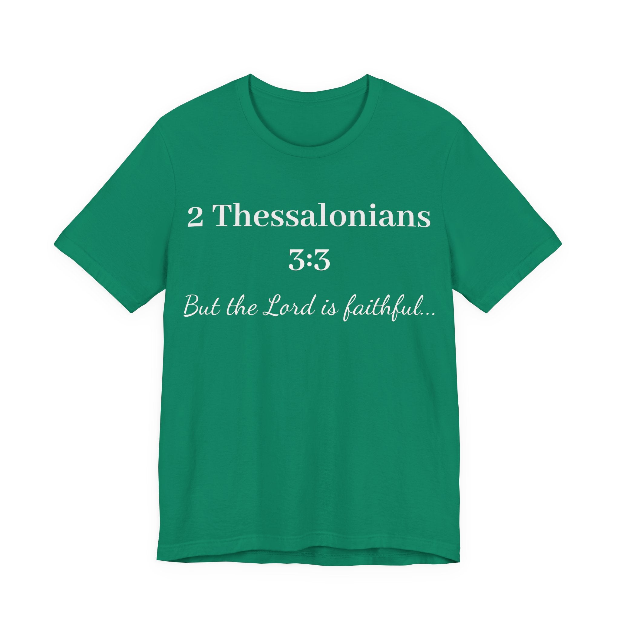 2 Thessalonians 3:3 Faithful Lord Christian T-Shirt — Bible Verse Tee