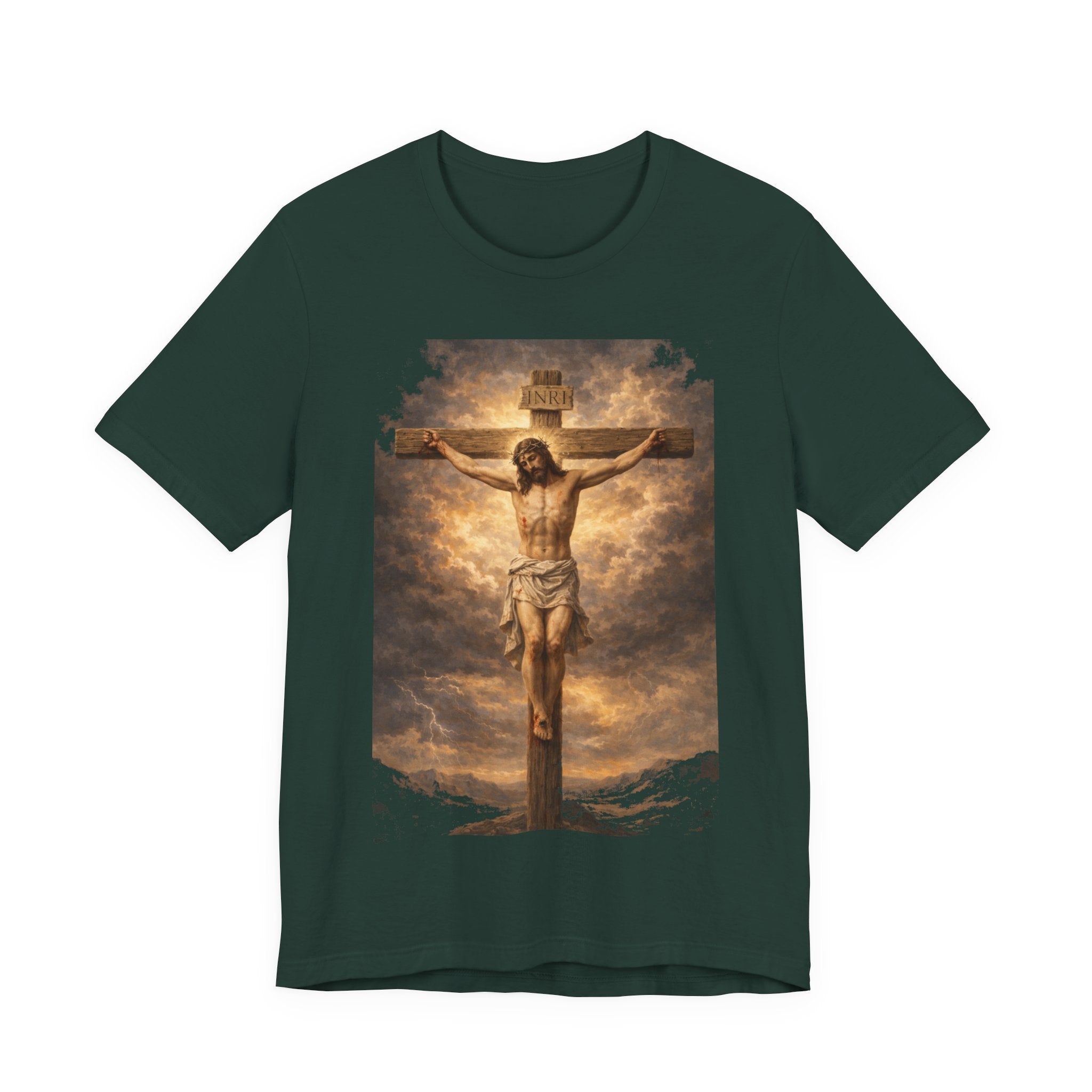 Crucifixion Jesus T‑Shirt — Religious Christian Graphic Tee for Easter & Faith