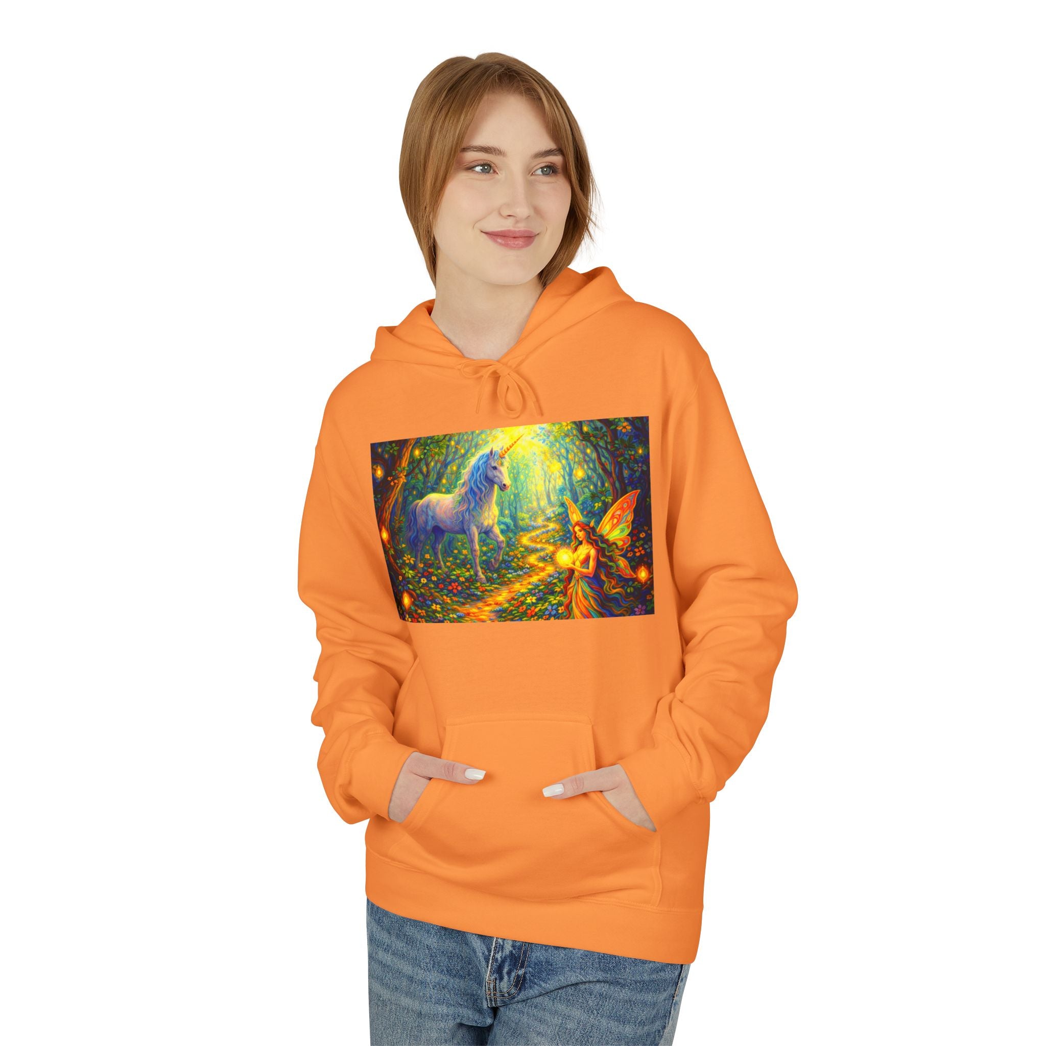 Unisex Fairy  Midweight Softstyle Fleece Hoodie