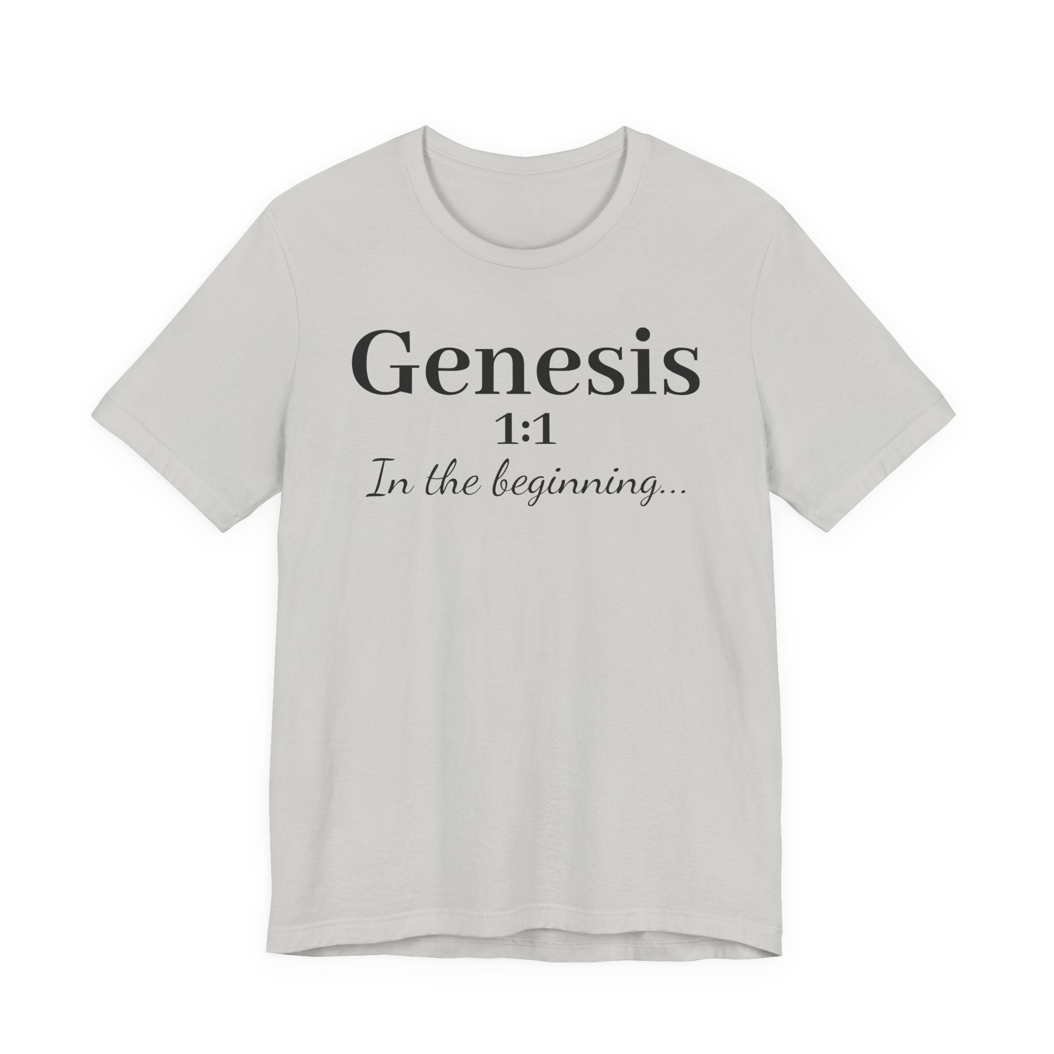 Genesis 1:1 "In the beginning" Christian Tee