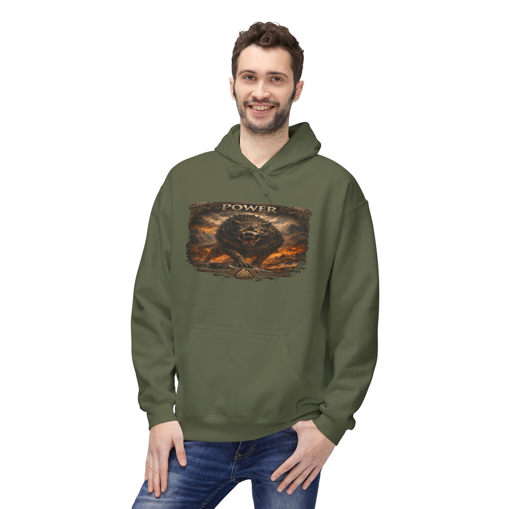 Fenrir is undoubtedly the strongest and most powerful wolf of all -Hoodie – Adventure Outdoors Pullover