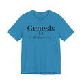 Genesis 1:1 "In the beginning" Christian Tee