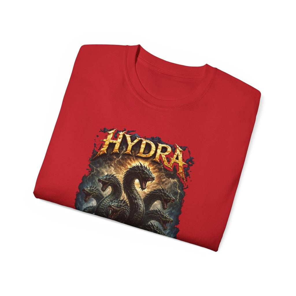 Hydra Sea Monster Cotton T‑Shirt — Mythical Kraken Graphic Tee