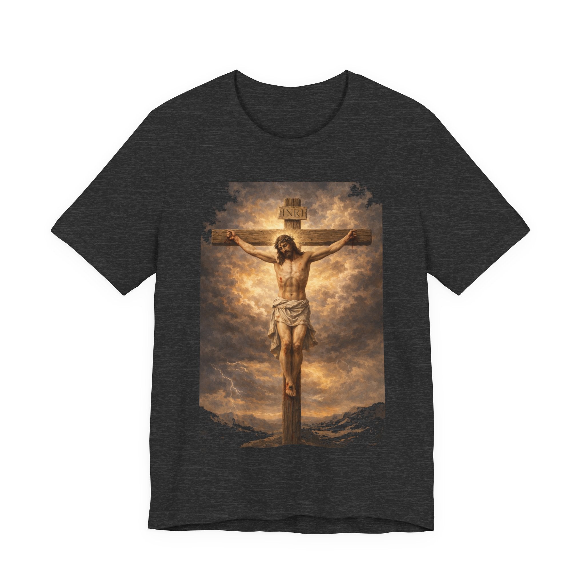 Crucifixion Jesus T‑Shirt — Religious Christian Graphic Tee for Easter & Faith