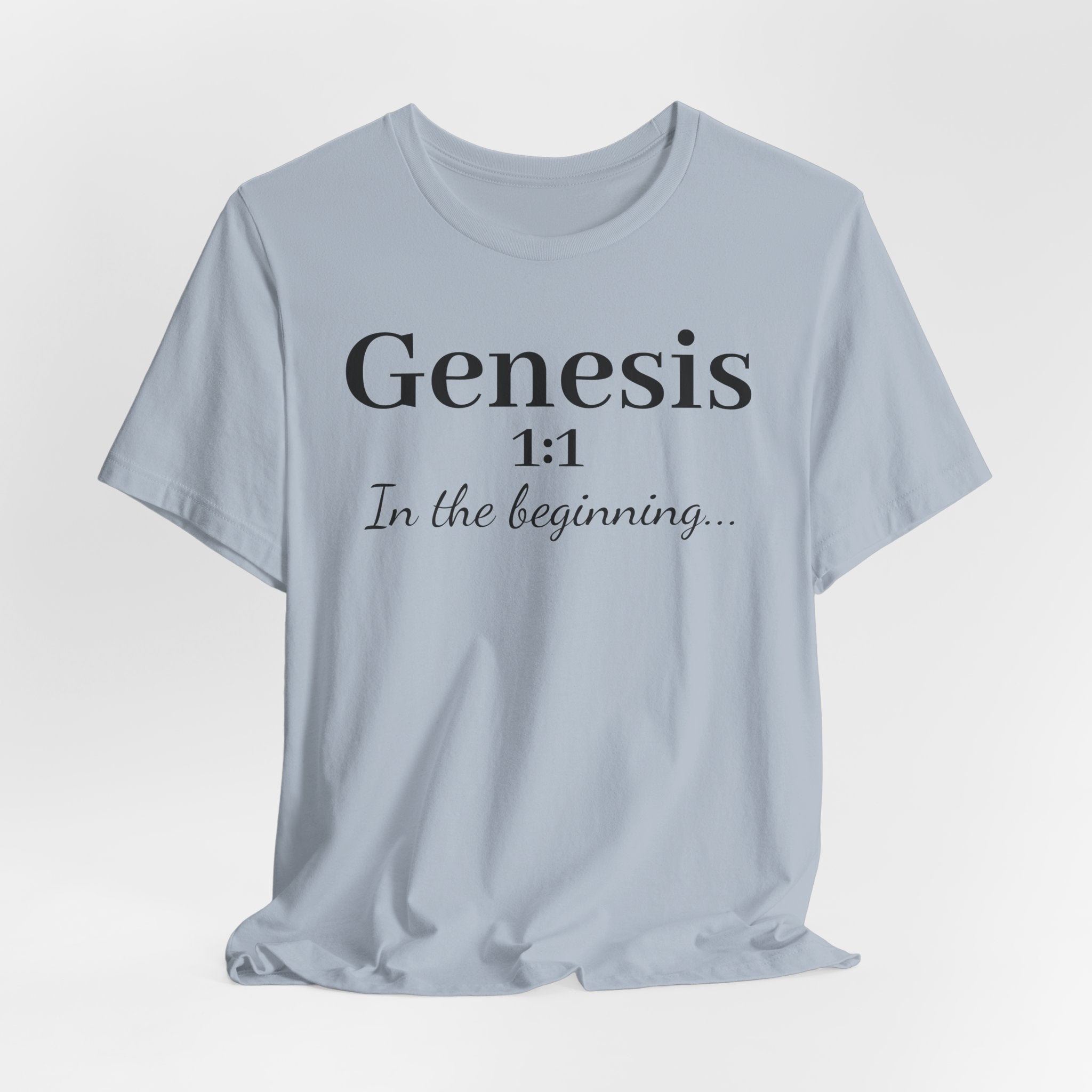 Genesis 1:1 "In the beginning" Christian Tee