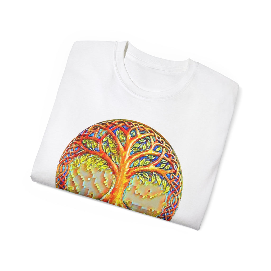 Yggdrasil – The Tree of Life Cotton Tee — Vibrant Spiritual Nature T-Shirt