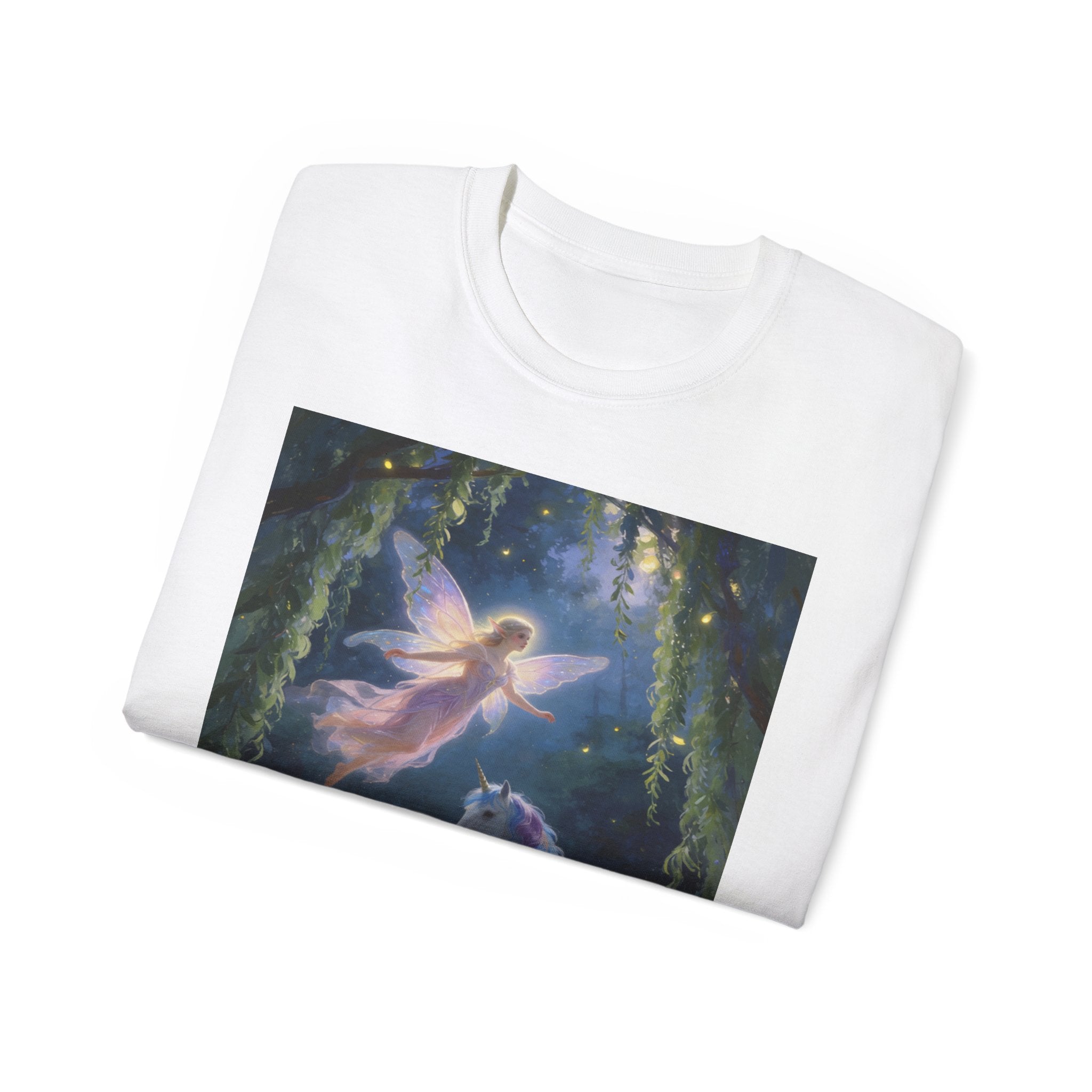 Fairy and Unicorn Cotton Tee