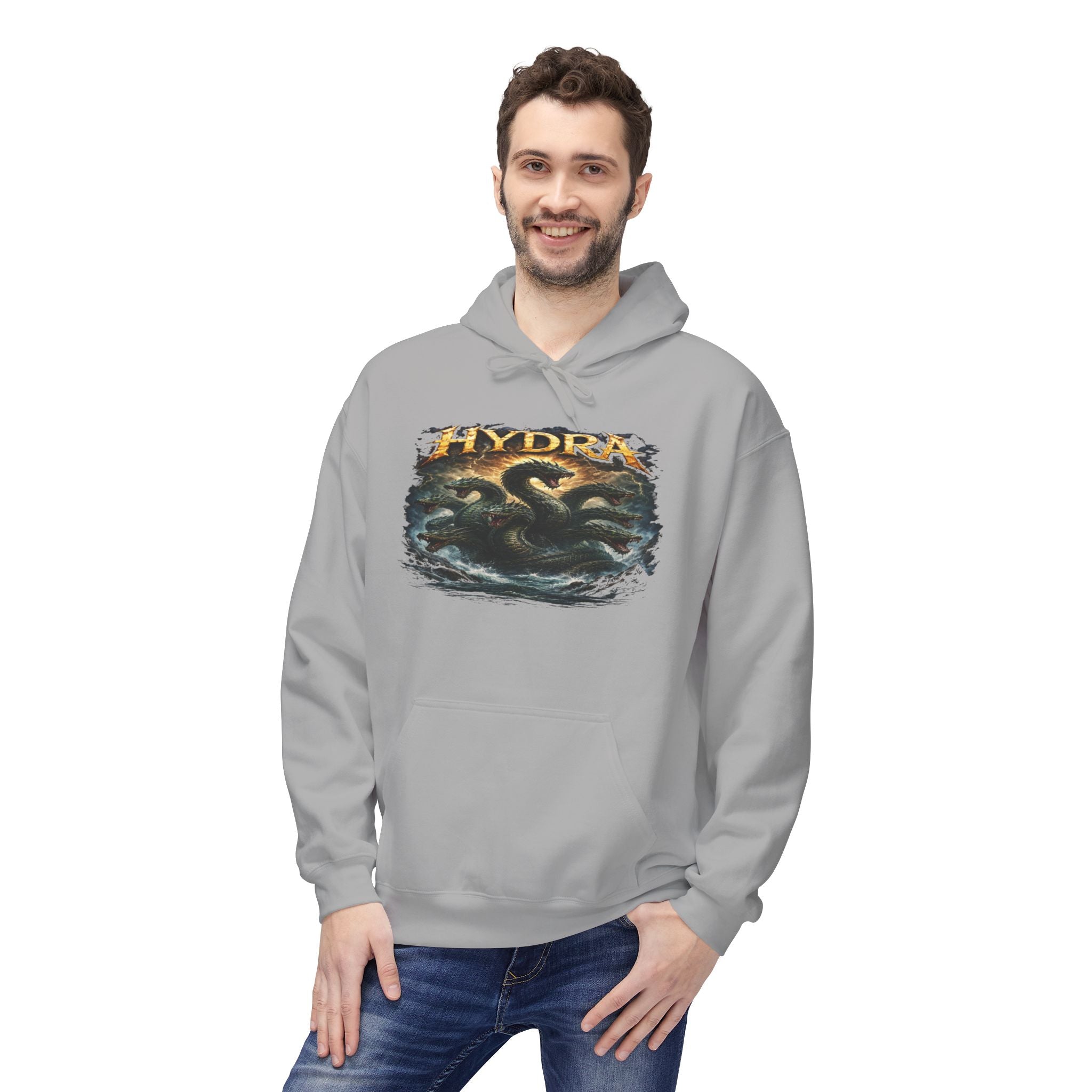 The mythical Greek Hydra Hoodie — Mythic Sea Monster Pullover