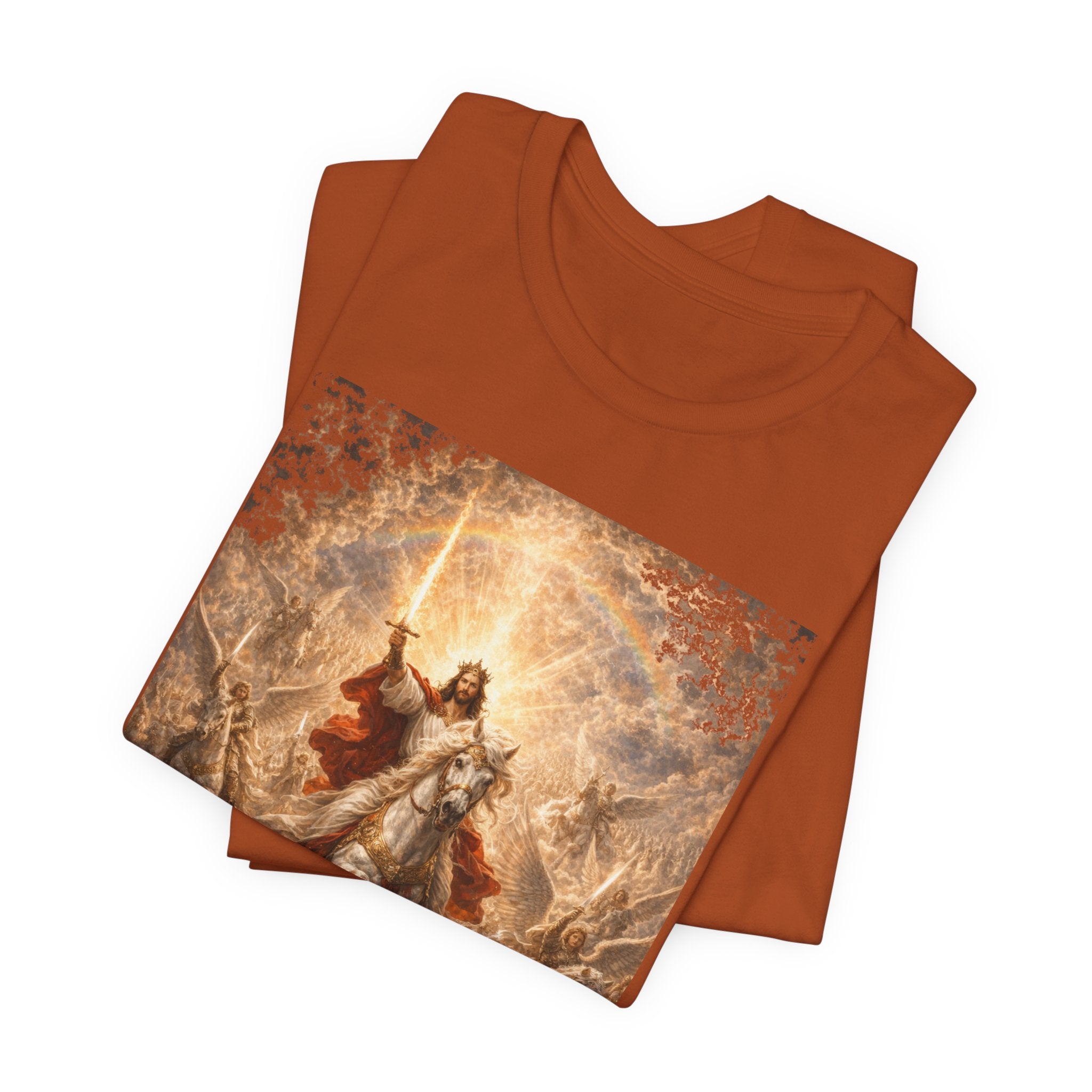Revelation 19:11-21 Christian Jesus on White Horse T‑Shirt — Resurrection / Second Coming Graphic Tee Revelation