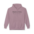 Matthew 6:24 Hoodie — "No one can serve two" Christian Faith Pullover