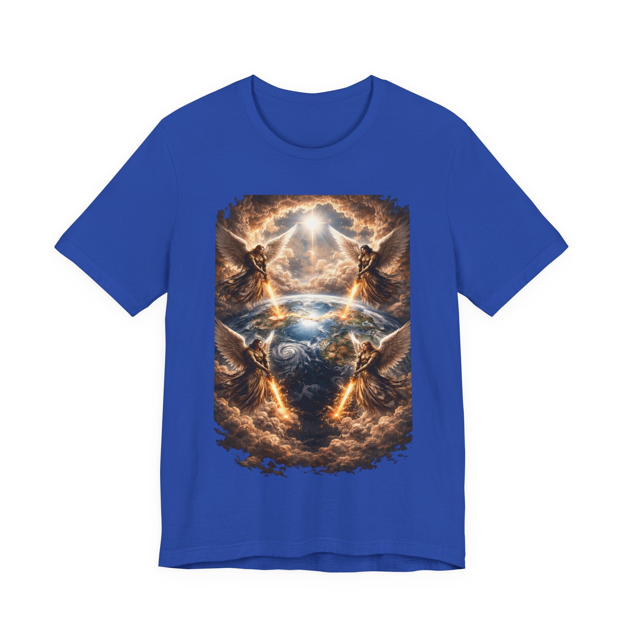 Revelation 7:1 T-Shirt — Heavenly Angel Wings Graphic Tee