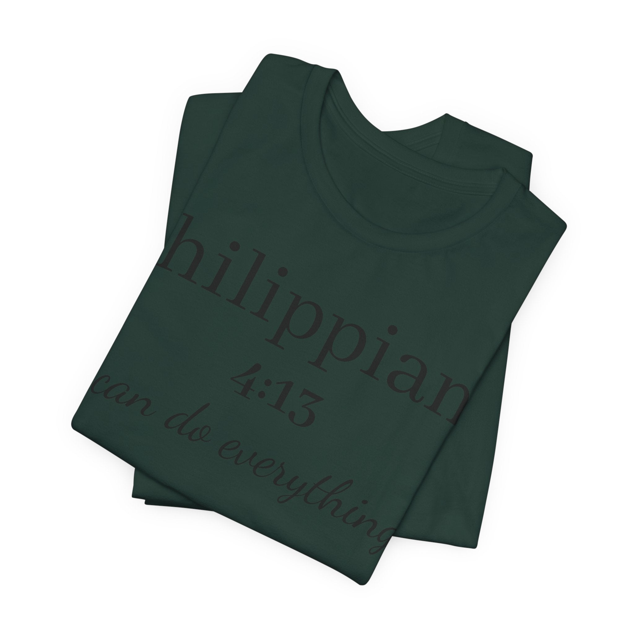 Philippians 4:13 Tee — "I Can Do Everything" Inspirational Christian T‑Shirt