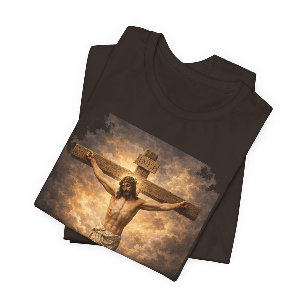 Crucifixion Jesus T‑Shirt — Religious Christian Graphic Tee for Easter & Faith