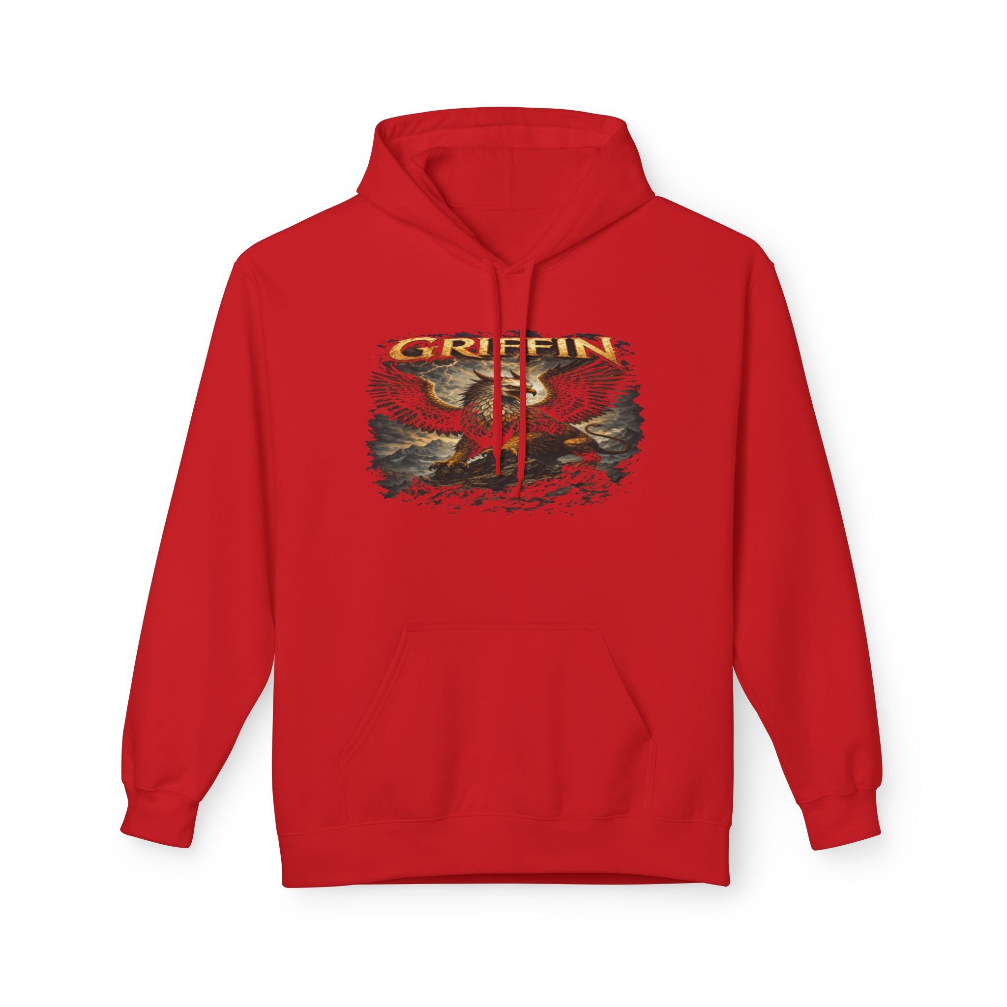 Griffin Graphic Hoodie - Mythical Eagle Design