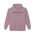 Psalm 23:4 Hoodie — "I am though I walk through the" Minimal Christian Prayer Sweatshirt