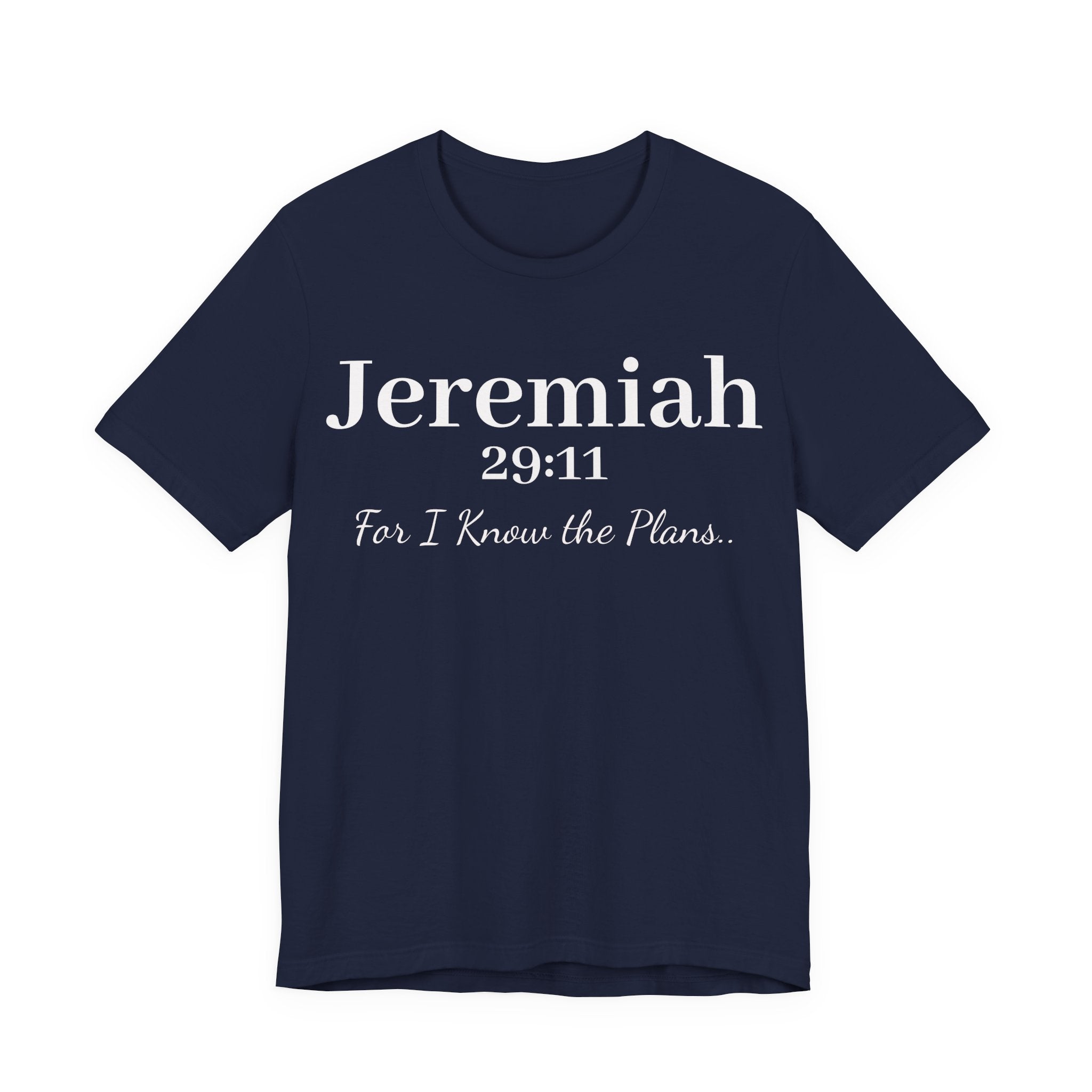 Jeremiah 29:11 Inspirational Bible Verse T‑Shirt — Faith Christian Tee