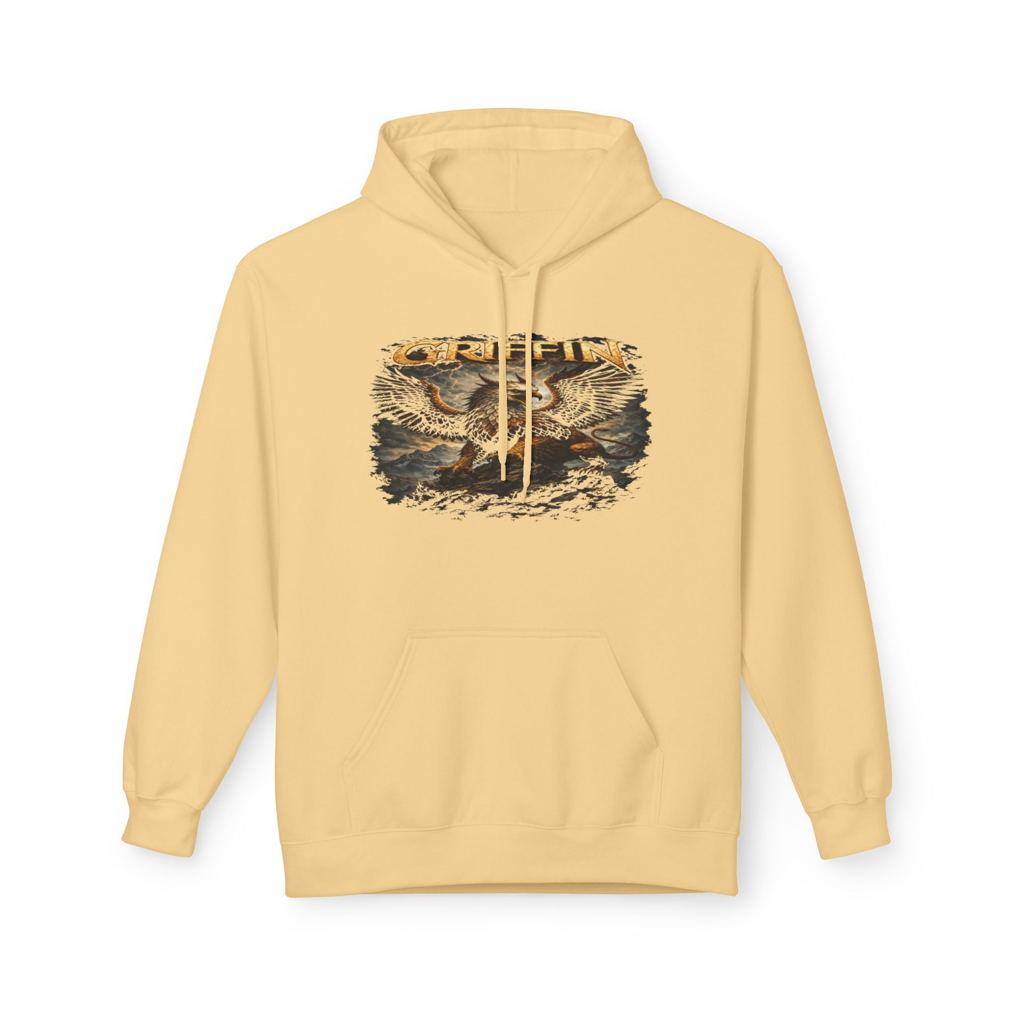 Griffin Graphic Hoodie - Mythical Eagle Design