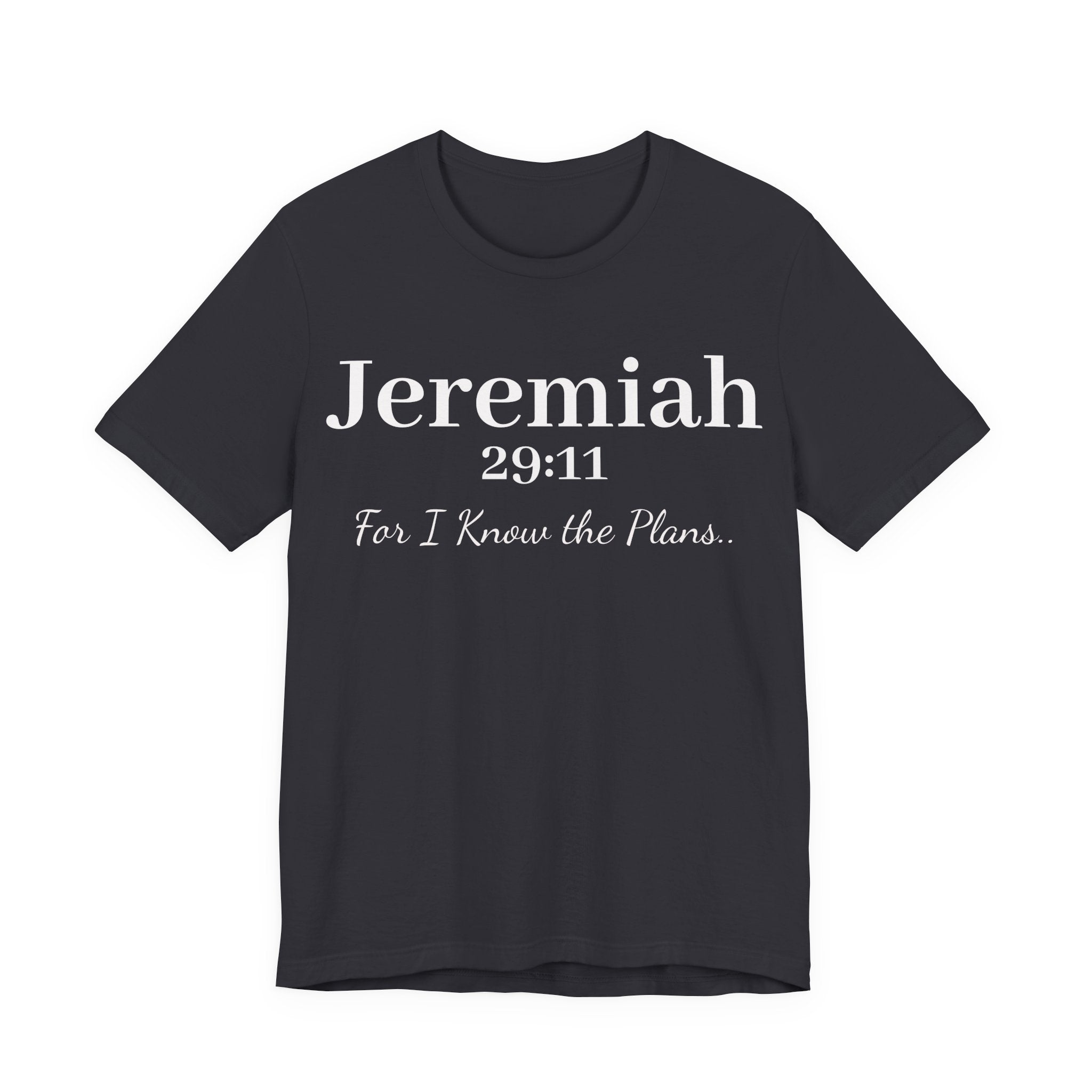 Jeremiah 29:11 Inspirational Bible Verse T‑Shirt — Faith Christian Tee