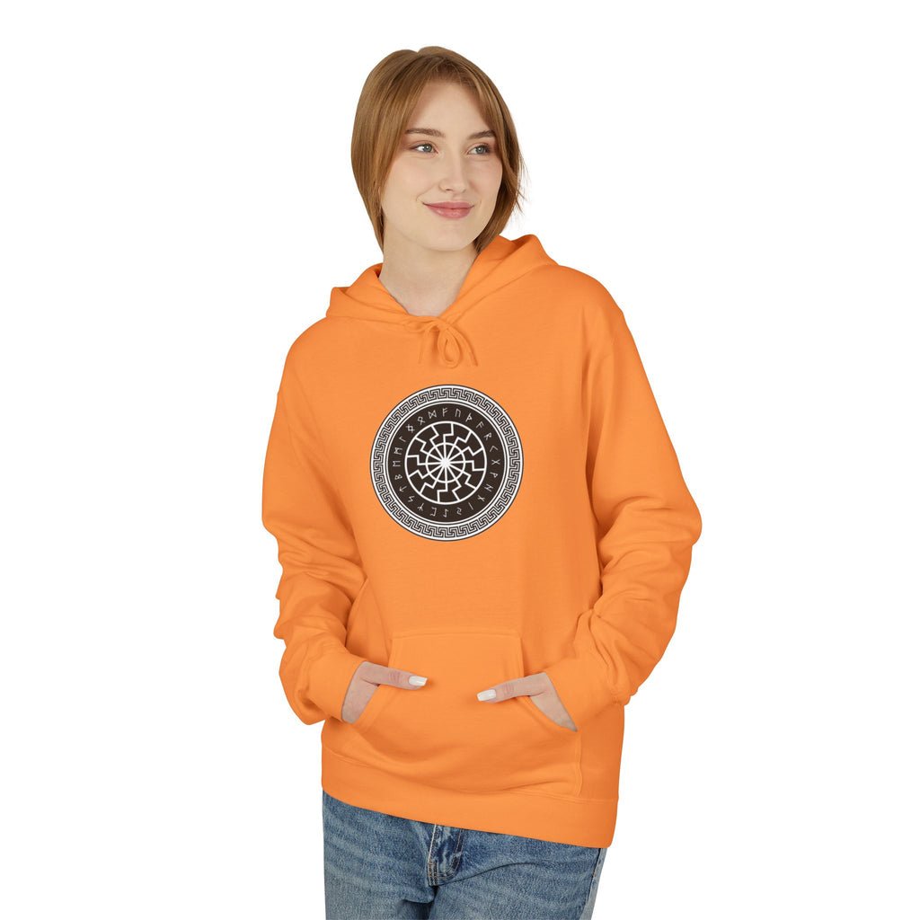 A Symbol of Luck in Norse Culture-Hoodie — Geometric Spiritual Graphic