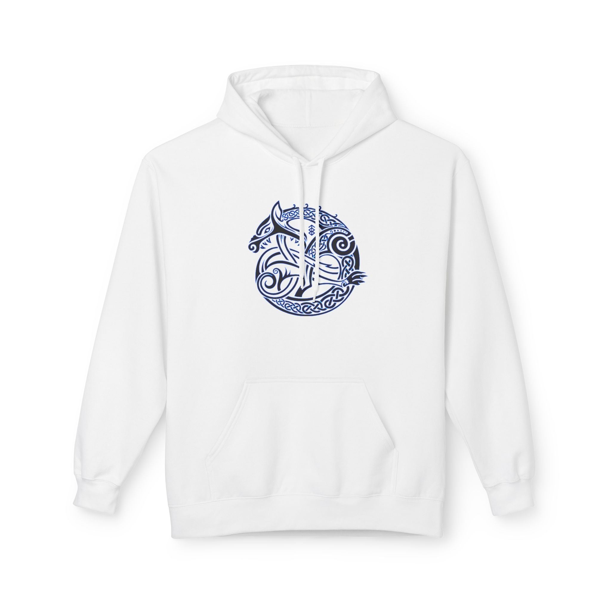 Celtic Wolf Circle Hoodie —The Wolf – A Symbol of Power, Destruction, and Loyalty