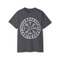 Vegvisir Viking Compass Cotton T-Shirt — Norse Rune Protection Tee
