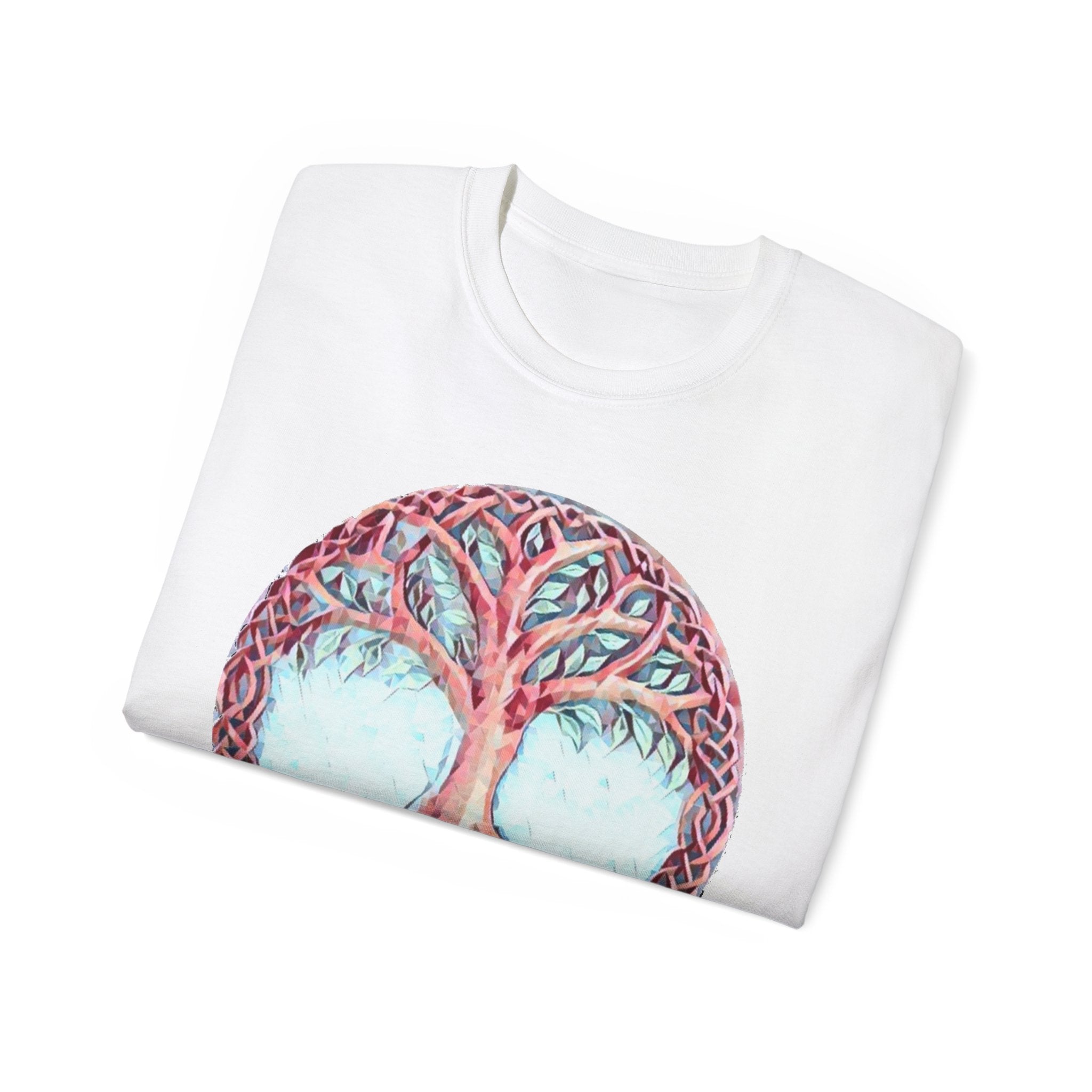 Yggdrasil – The Tree of Life Cotton T-Shirt — Celtic Roots Nature Graphic Tee