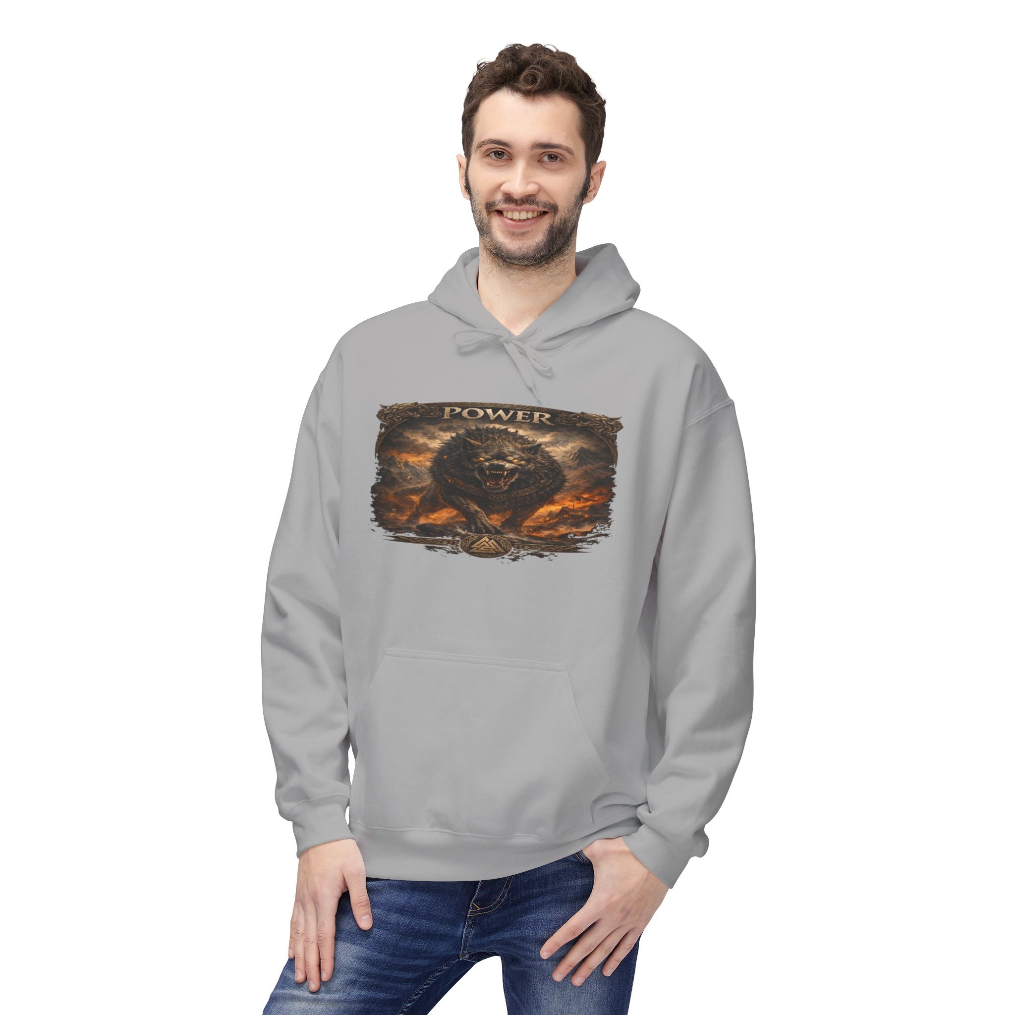 Fenrir is undoubtedly the strongest and most powerful wolf of all -Hoodie – Adventure Outdoors Pullover